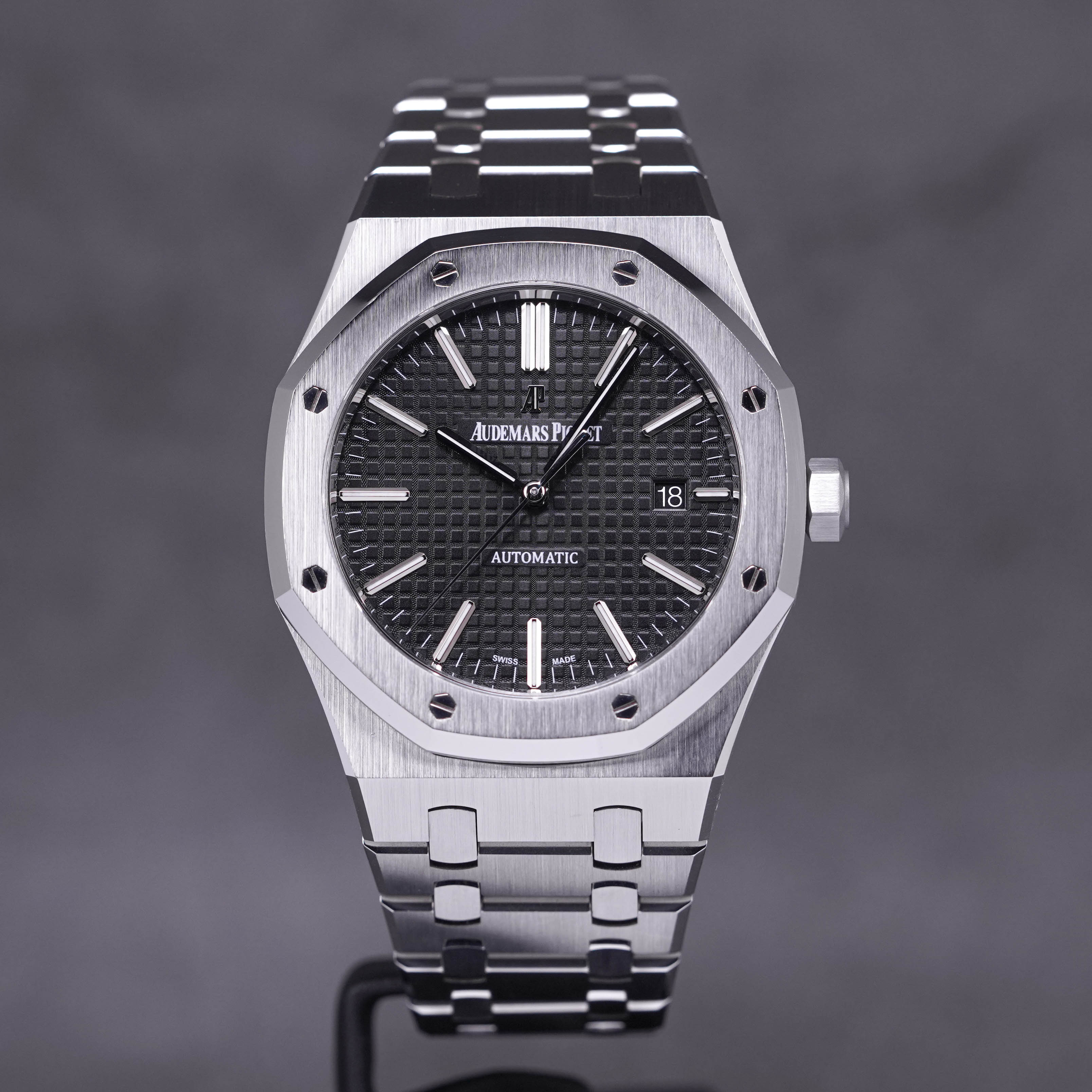 AUDEMARS PIGUET ROYAL OAK 41MM 15400 BLACK DIAL 2014 IDWX