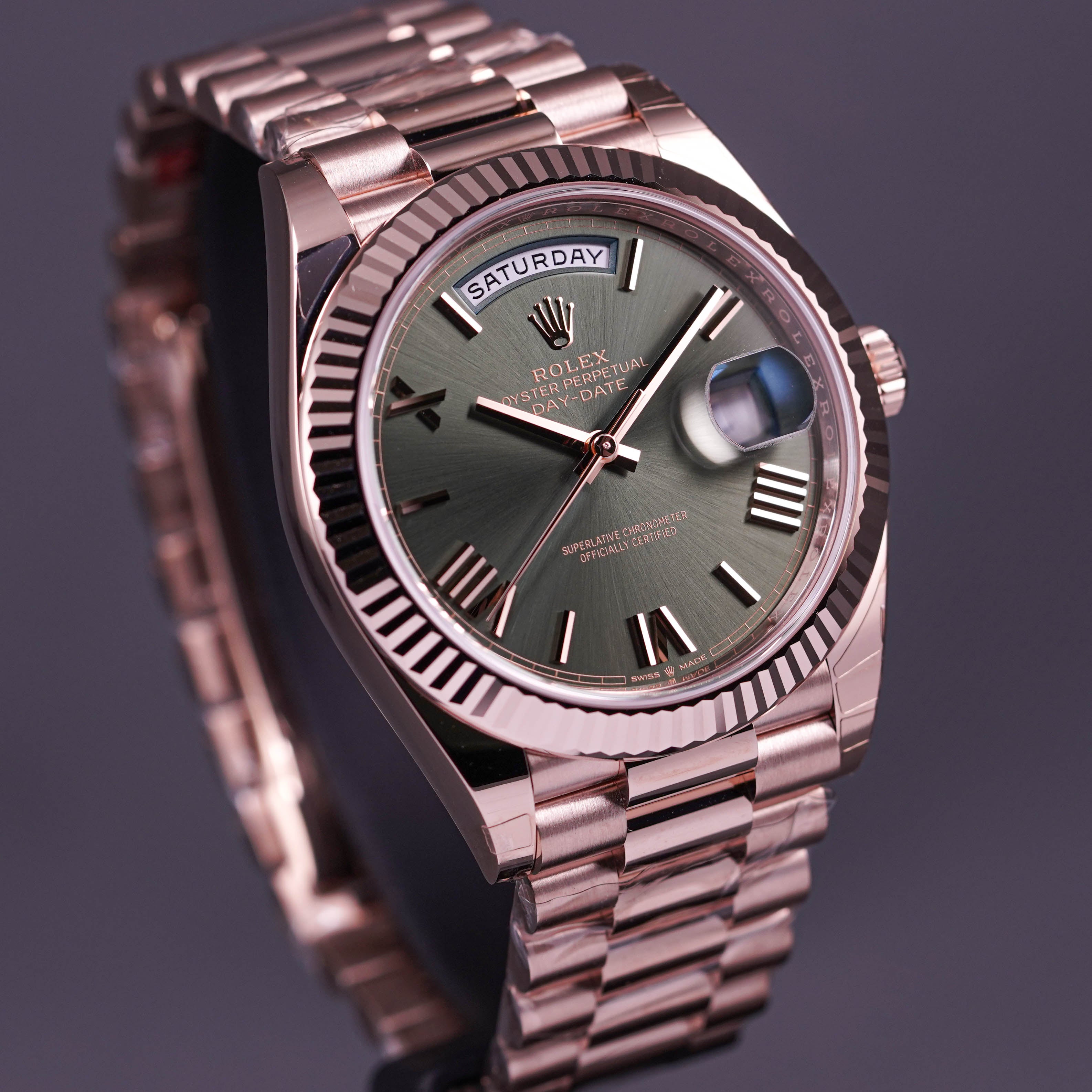 DAYDATE ROSEGOLD OLIVE GREEN DIAL (2022)