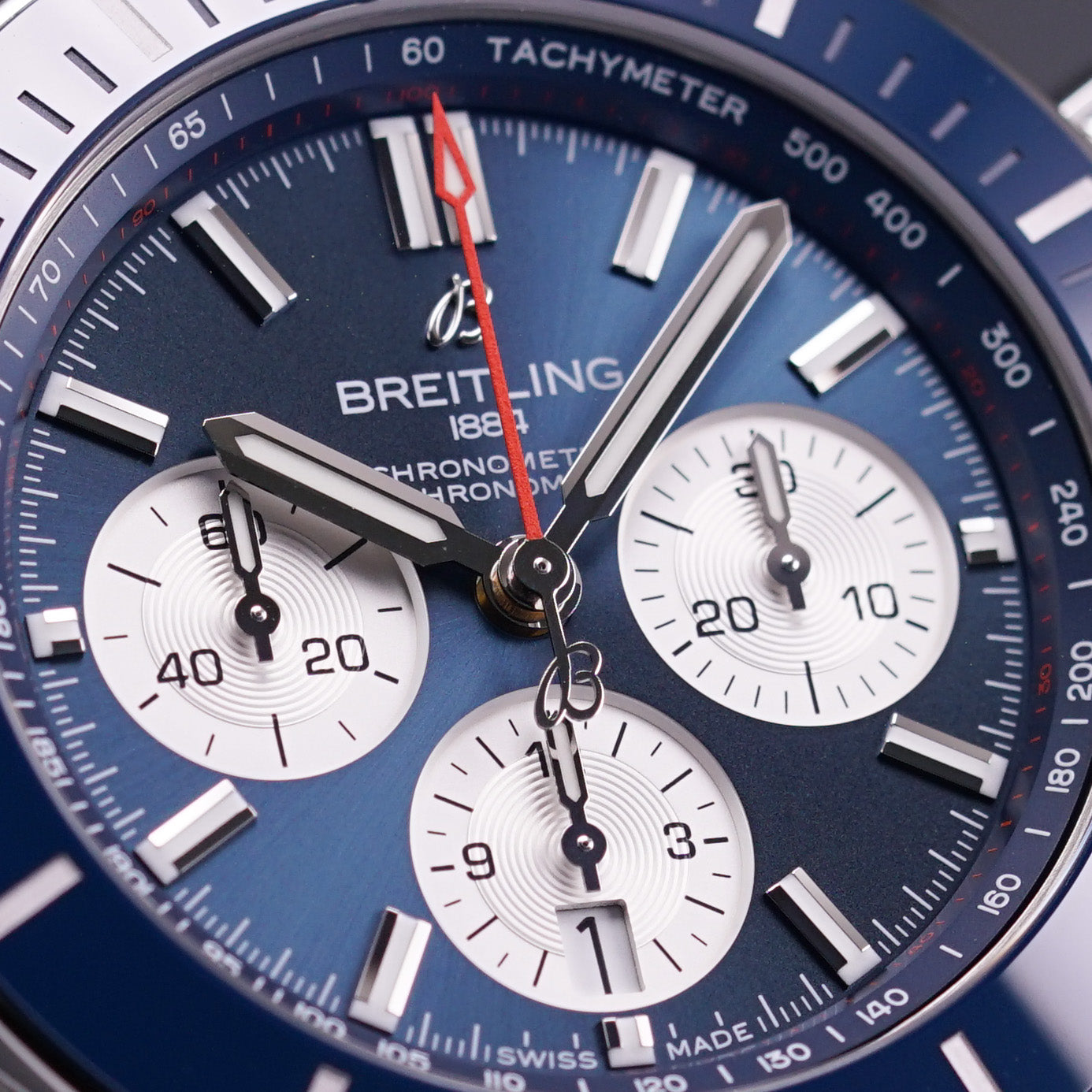 SUPER CHRONOMAT B01 BLUE DIAL