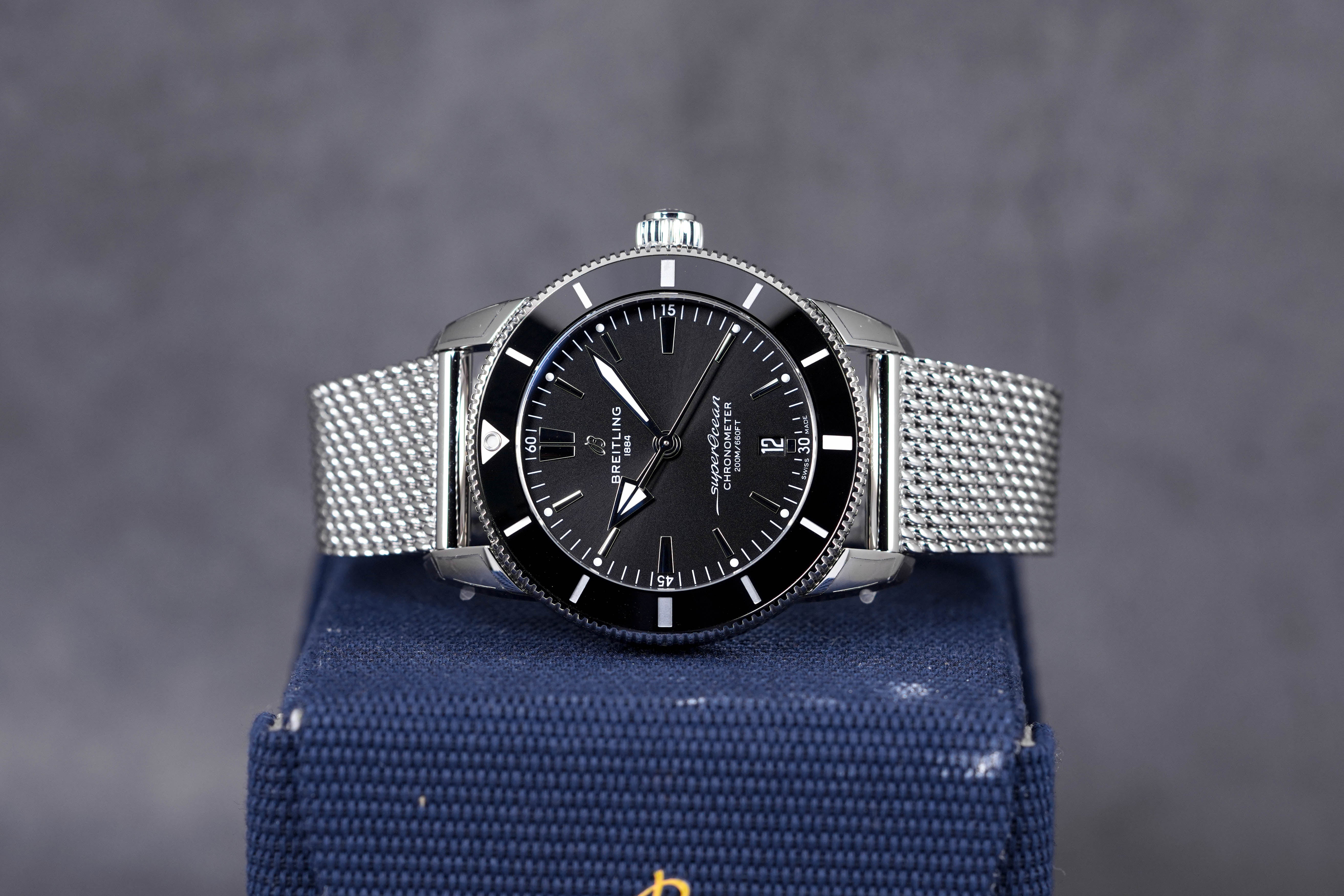 SUPEROCEAN HERITAGE 44MM BLACK DIAL (2023)