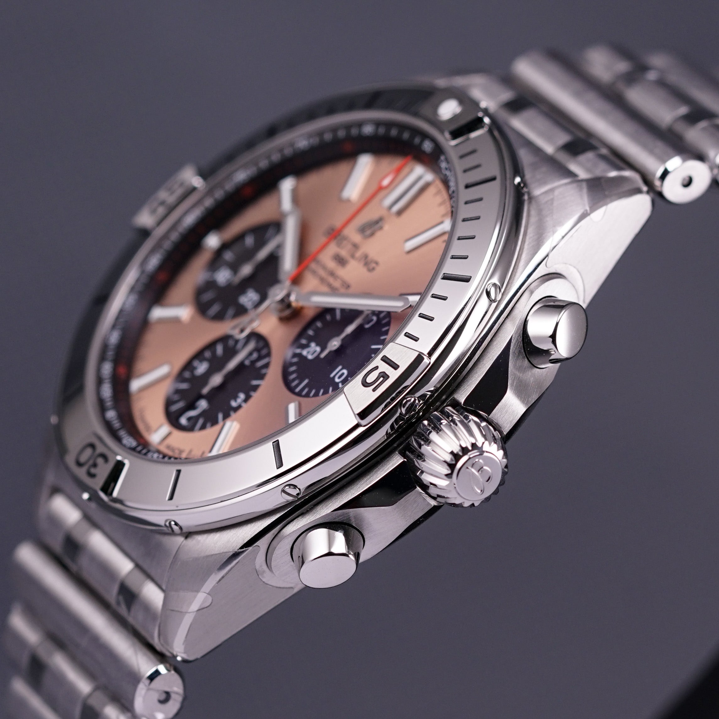 BREITLING CHRONOMAT B01 42MM SALMON DIAL