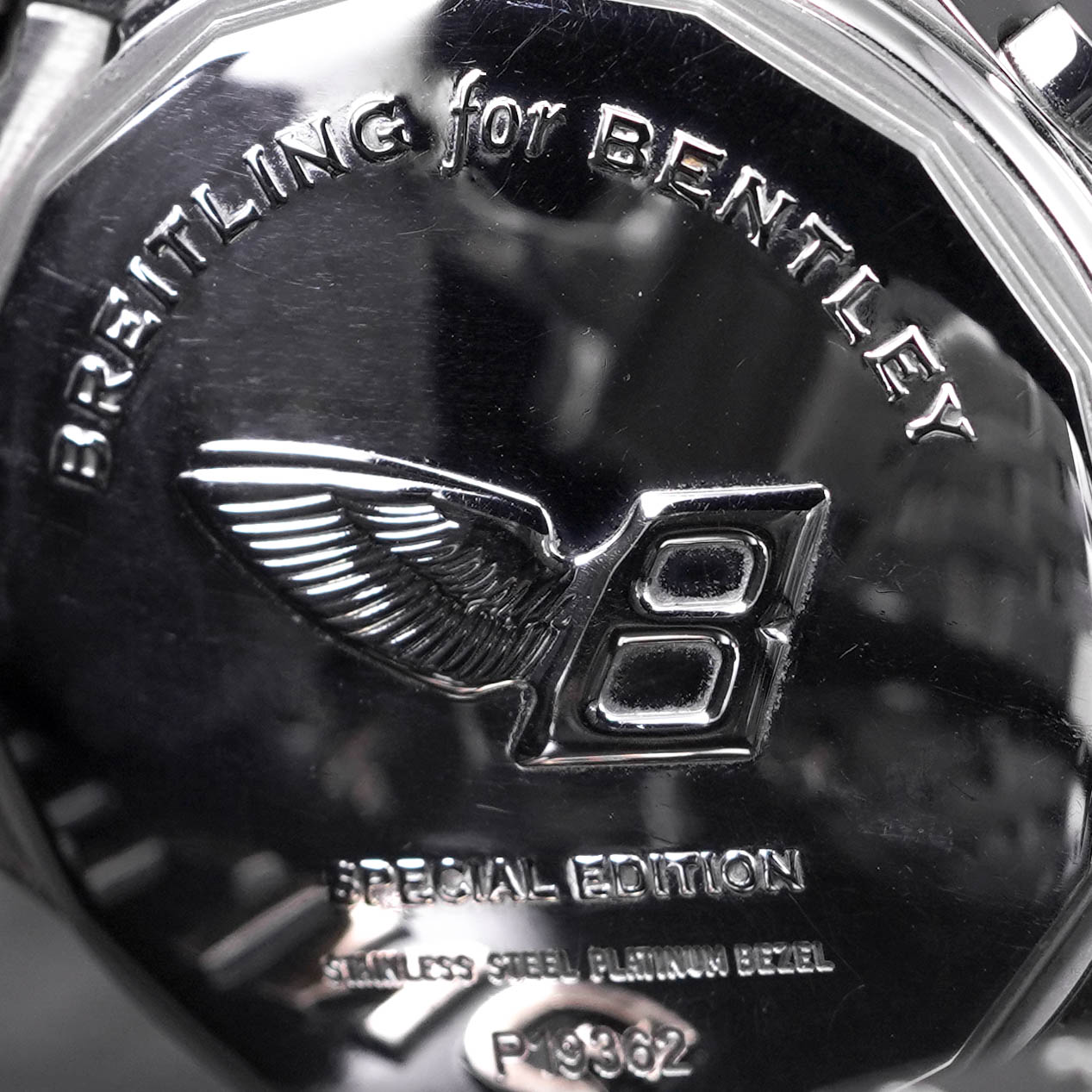 BENTLEY MARK VI PERPETUAL CALENDAR PLATINUM BEZEL BLACK DIAL (UNDATED)