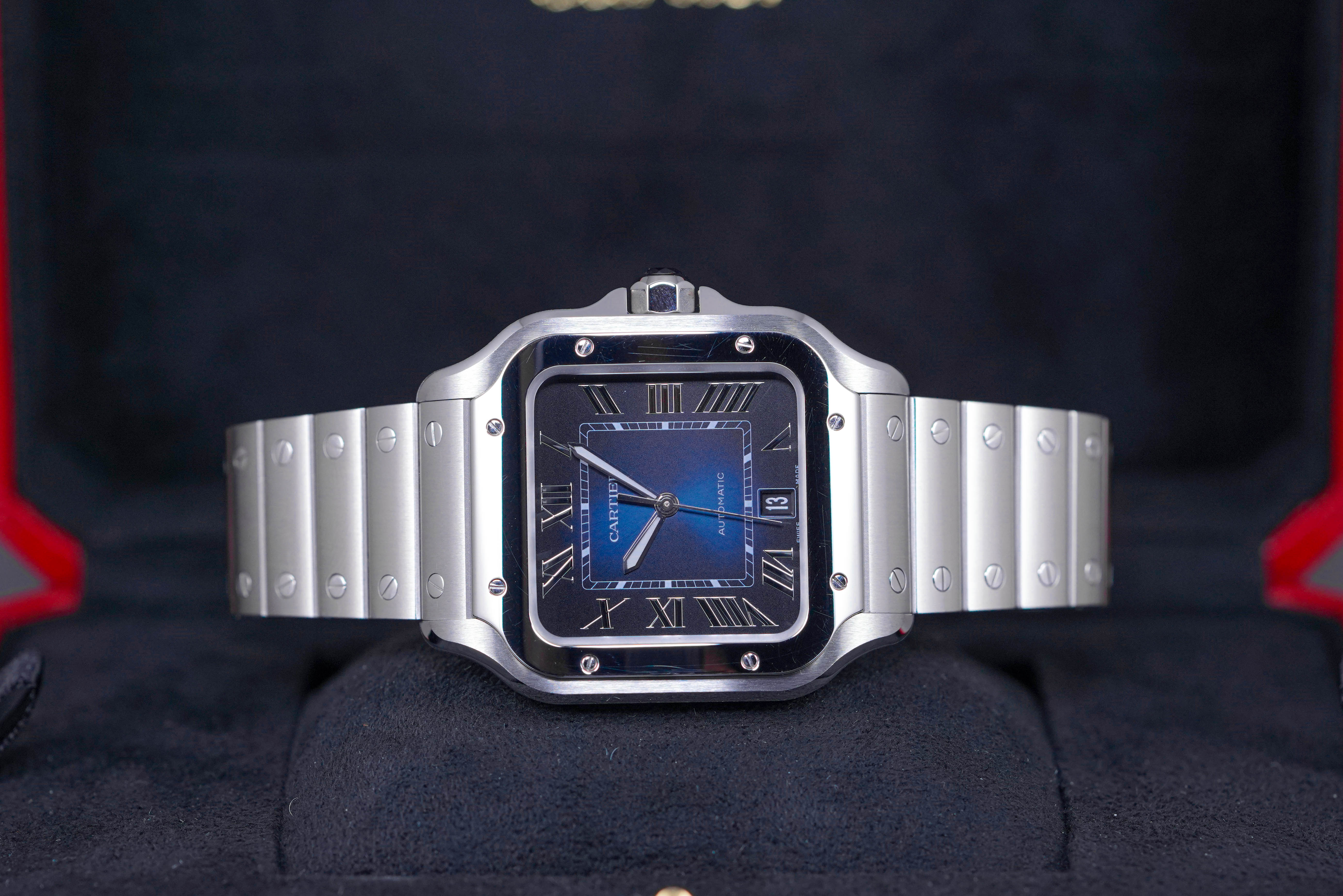 SANTOS DE CARTIER LARGE BLUE DIAL (2022)