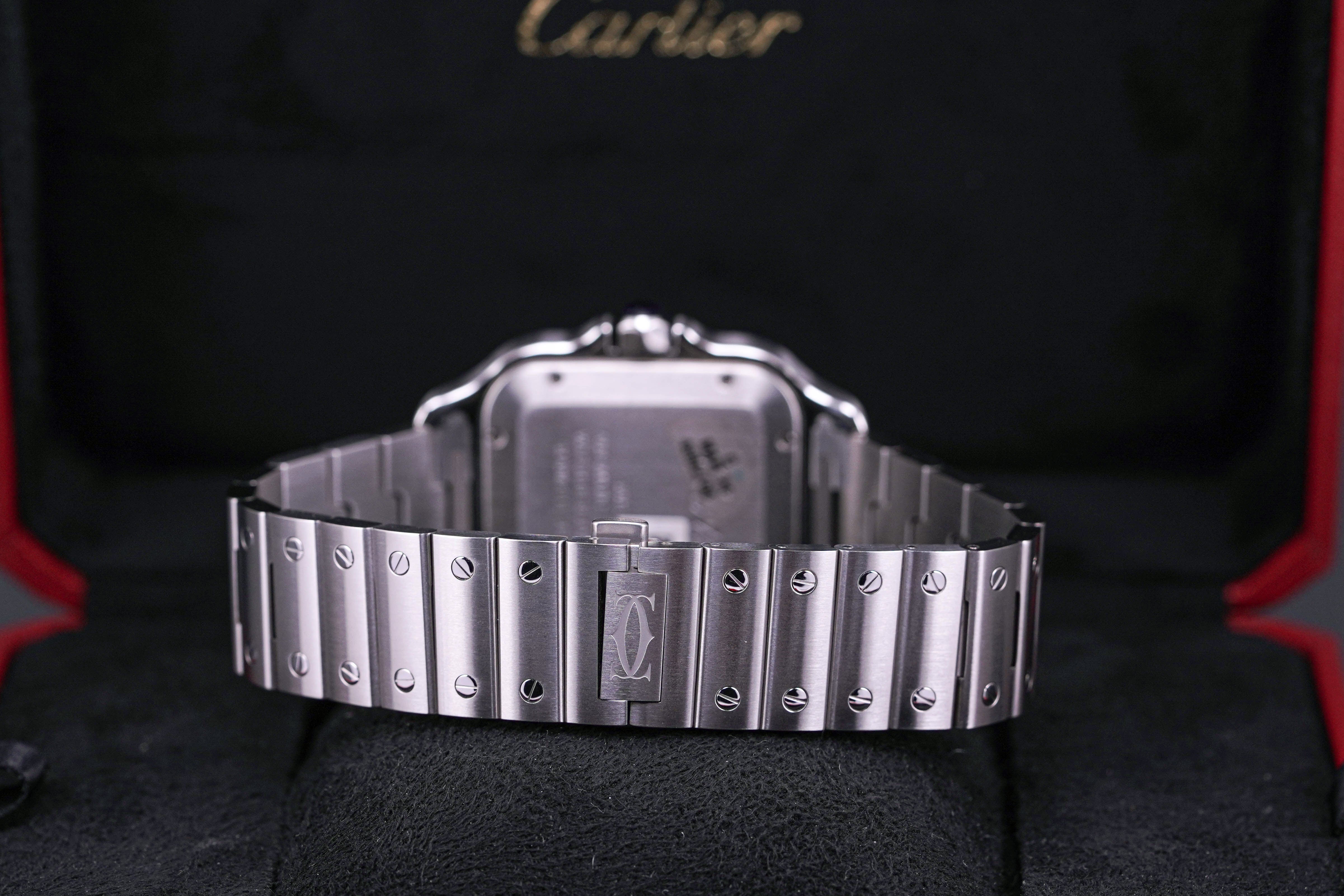 SANTOS DE CARTIER LARGE WHITE DIAL (2023)