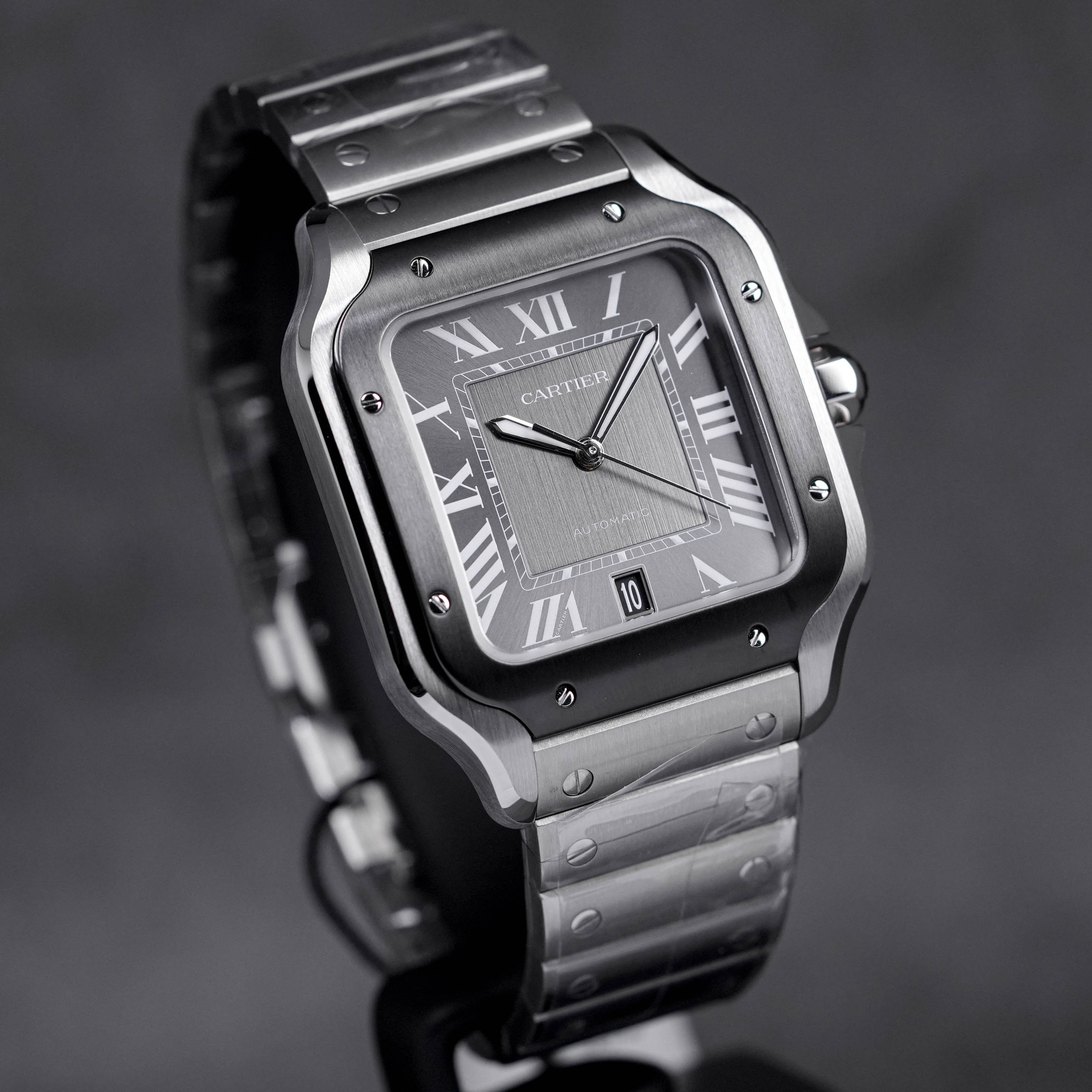 SANTOS DE CARTIER LARGE GREY DIAL (2023)