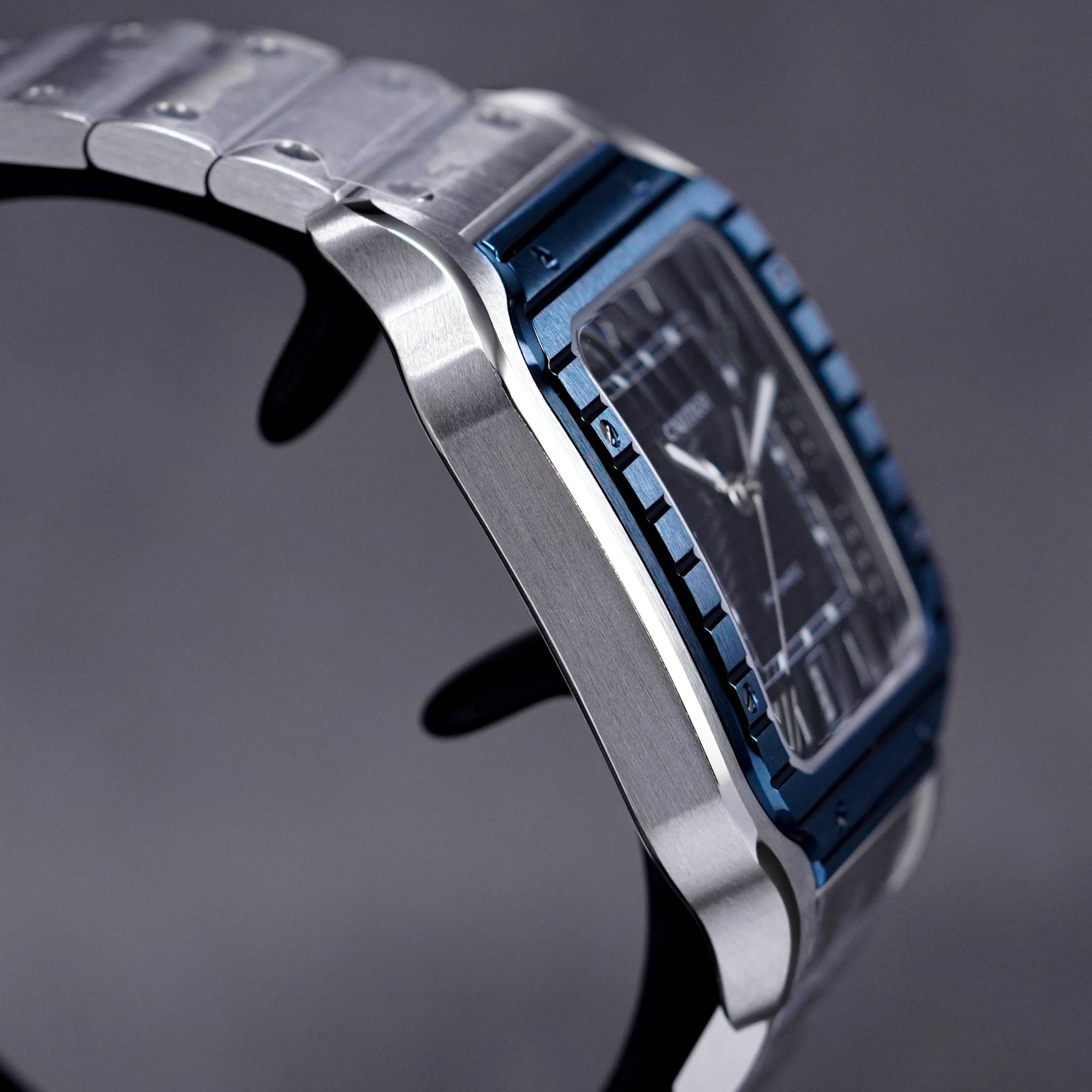 SANTOS DE CARTIER LARGE PVD BLUE DIAL (2022)