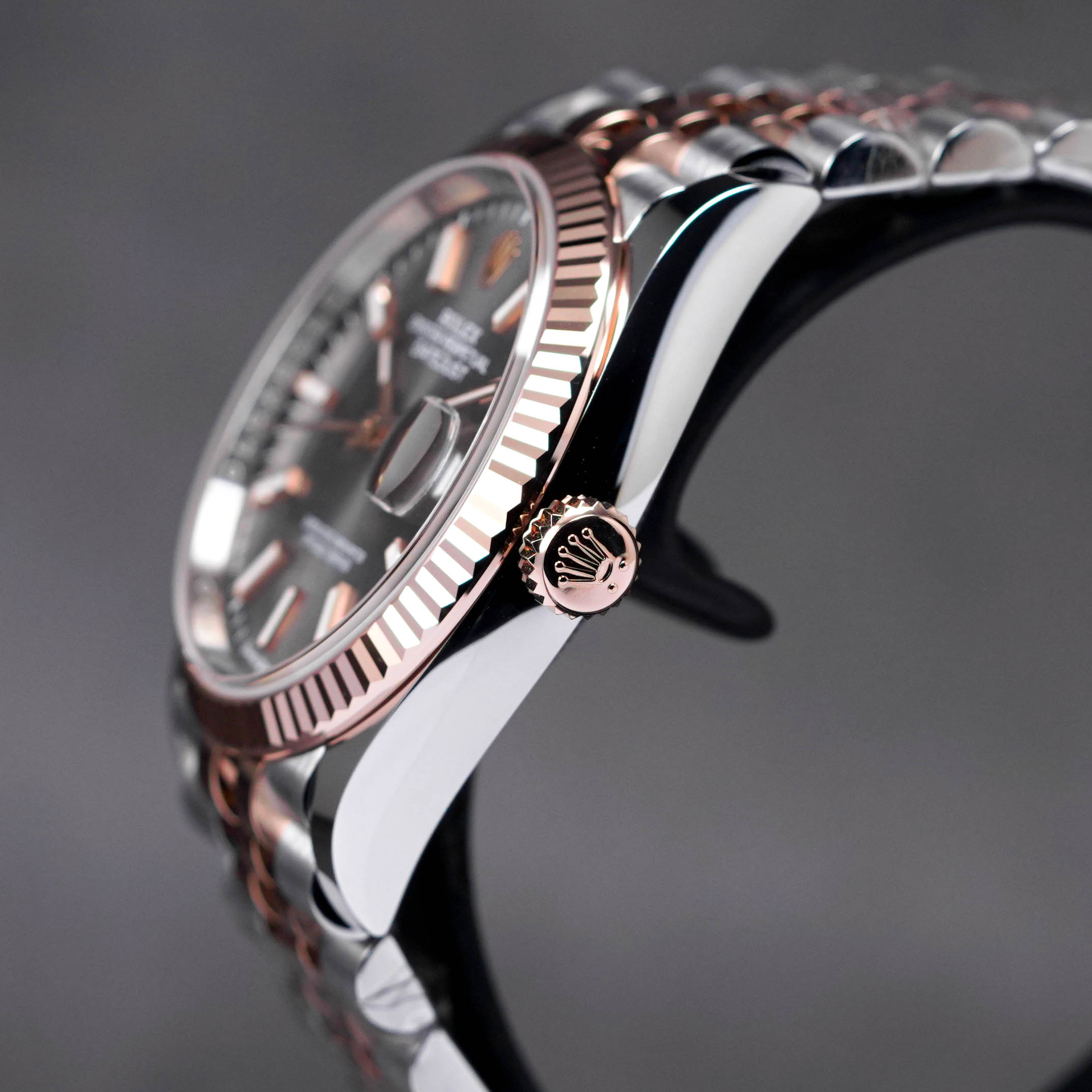 DATEJUST 36MM TWOTONE ROSEGOLD RHODIUM DIAL (2022)