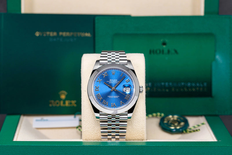 DATEJUST 41MM BLUE AZZURO ROMAN DIAL (2023)
