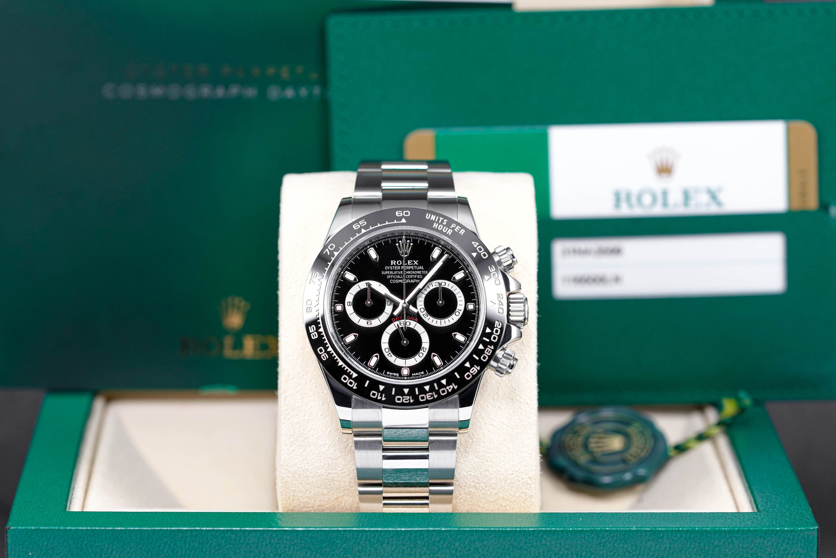 DAYTONA STEEL CERAMIC BEZEL BLACK DIAL (2017)