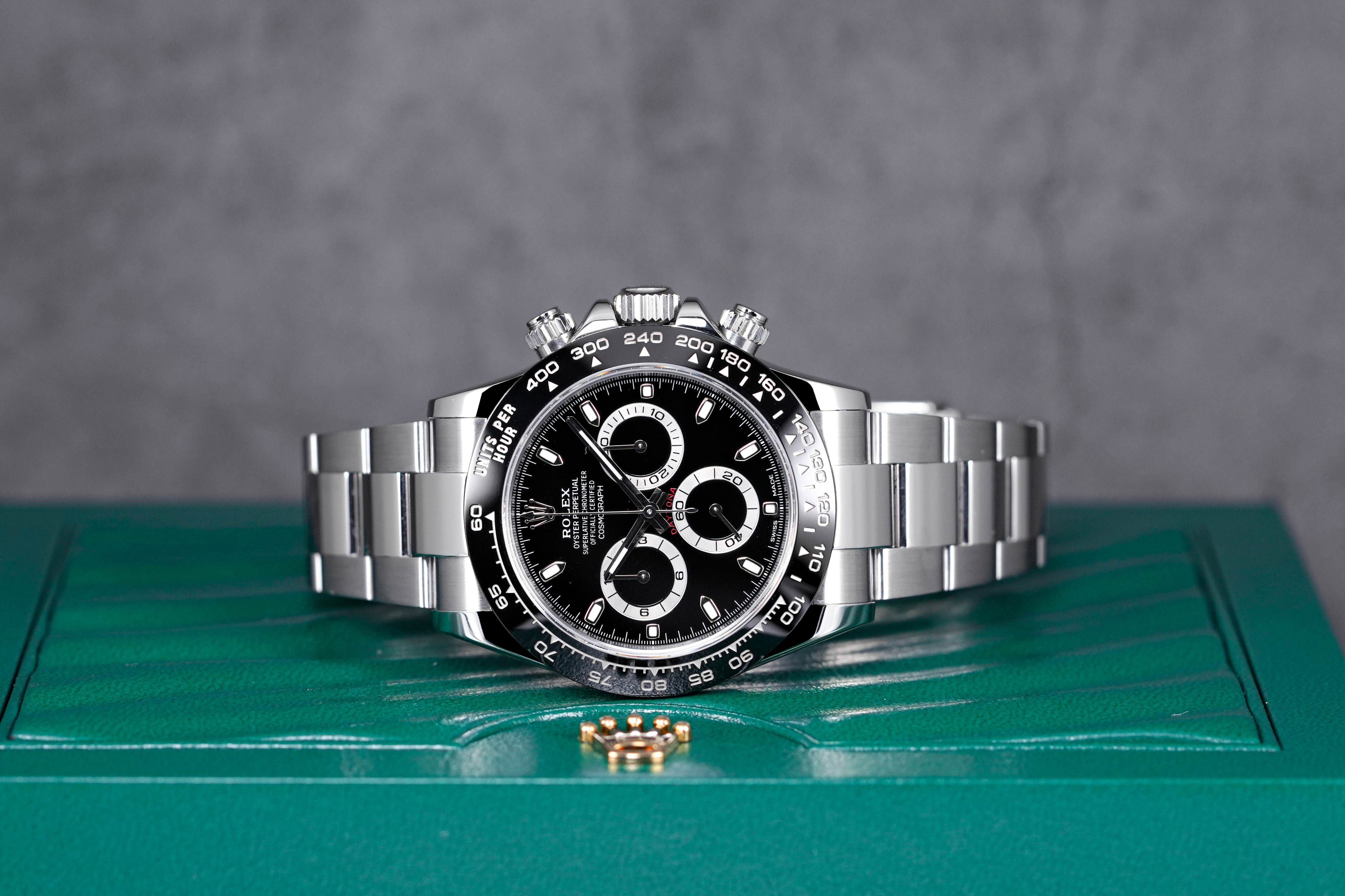 DAYTONA STEEL CERAMIC BEZEL BLACK DIAL (2017)