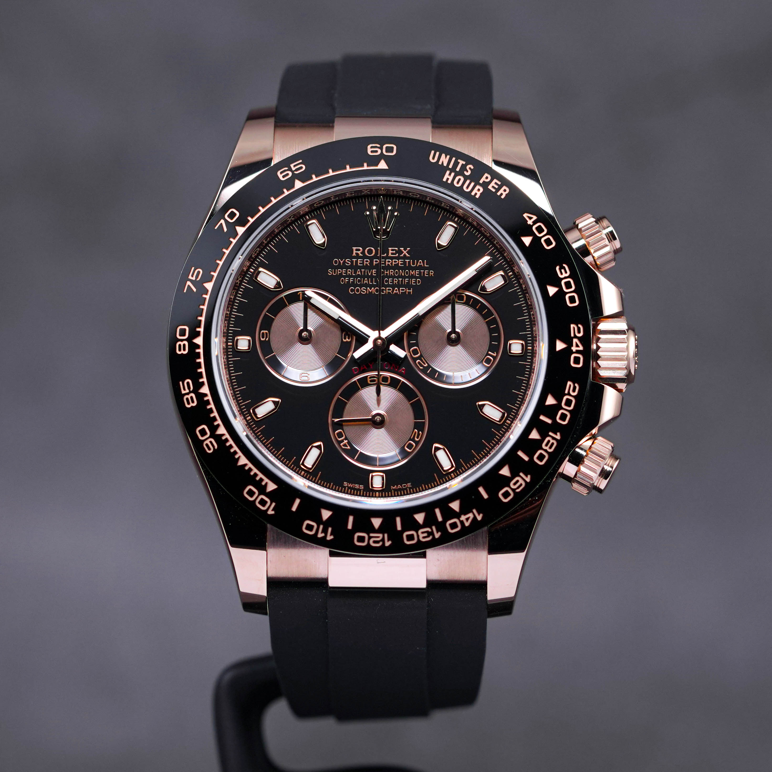 DAYTONA OYSTERFLEX ROSEGOLD BLACK PANDA DIAL (2022)