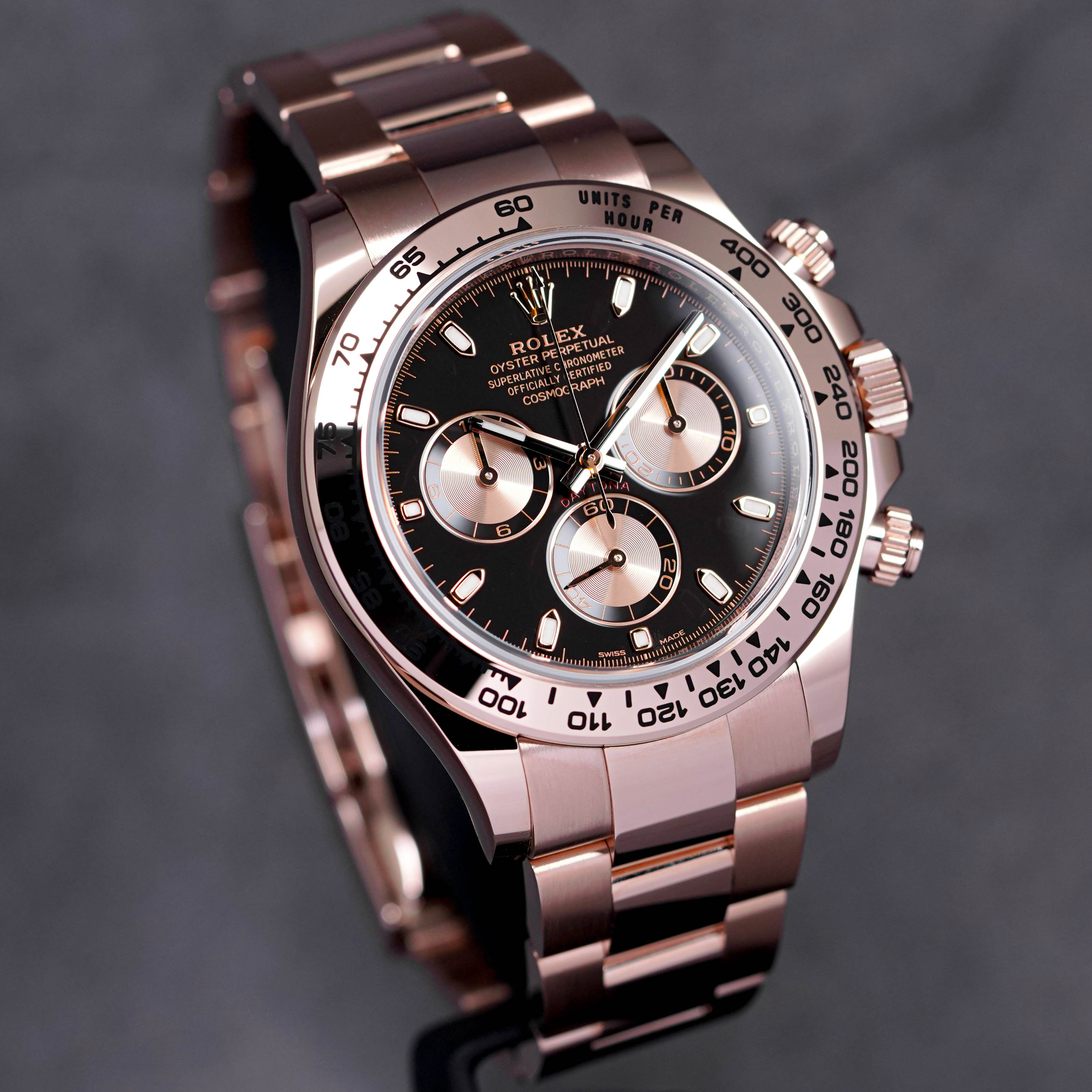 ROLEX DAYTONA ROSEGOLD BLACK PANDA DIAL (2022) - IDWX