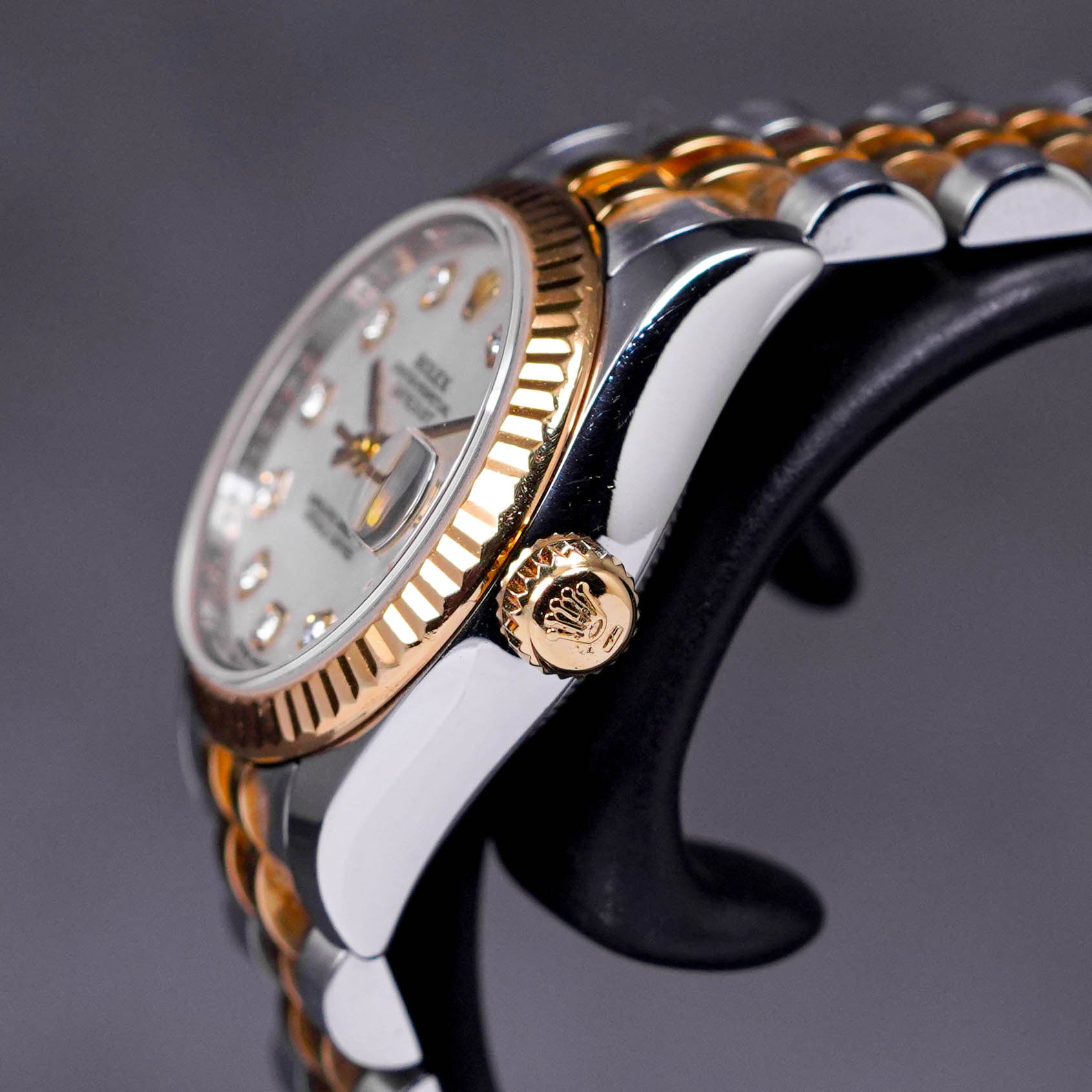 DATEJUST 26MM TWOTONE YELLOWGOLD MOP DIAMOND DIAL (2012)