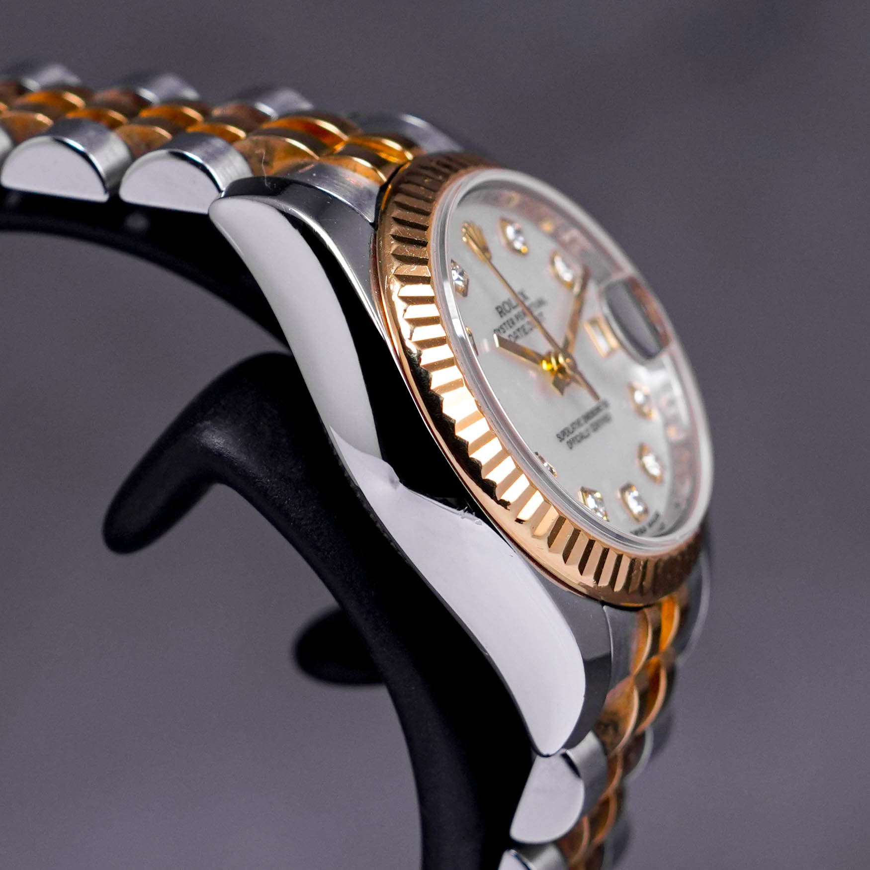 DATEJUST 26MM TWOTONE YELLOWGOLD MOP DIAMOND DIAL (2012)