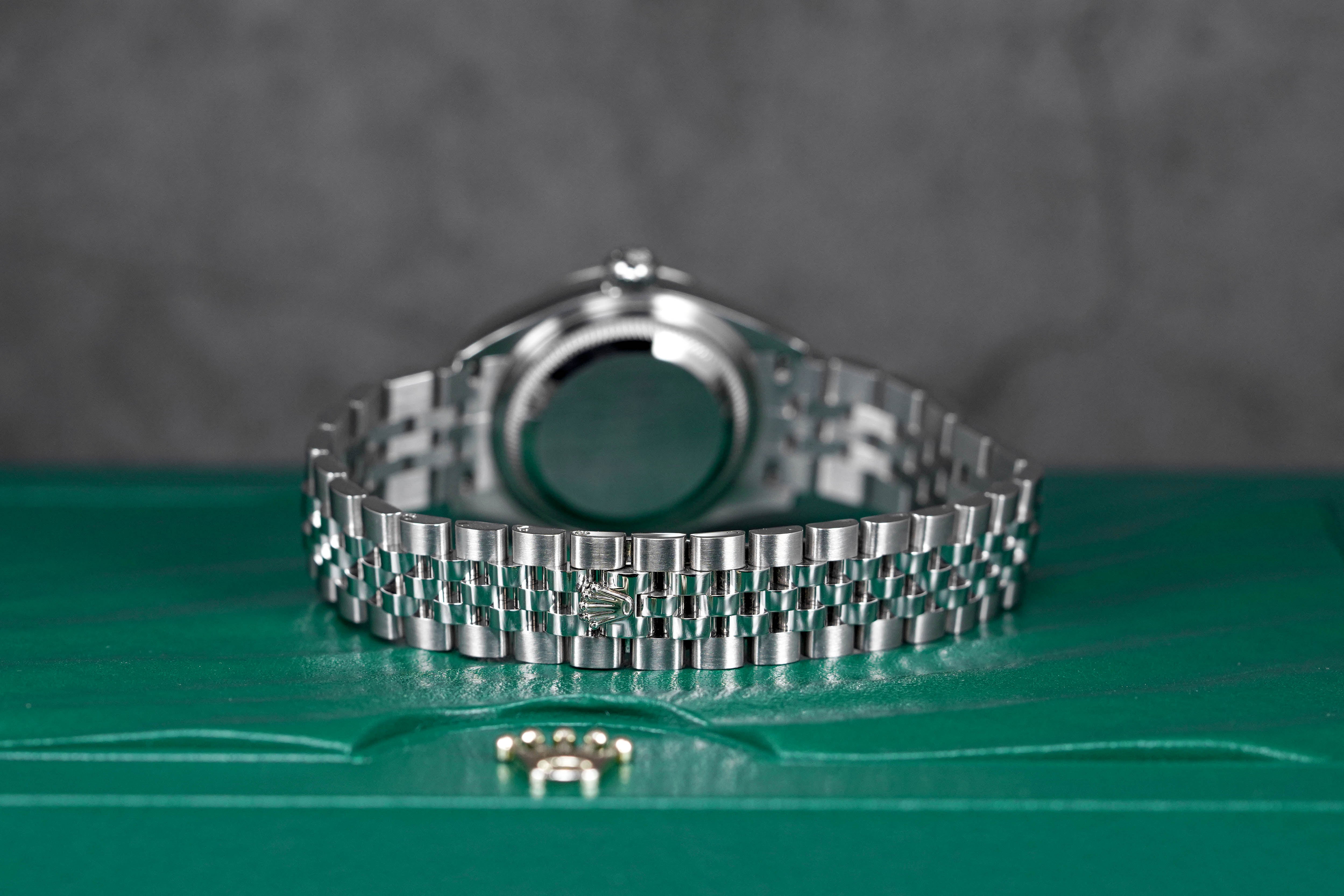 DATEJUST 28MM RHODIUM ROMAN DIAL (2021)