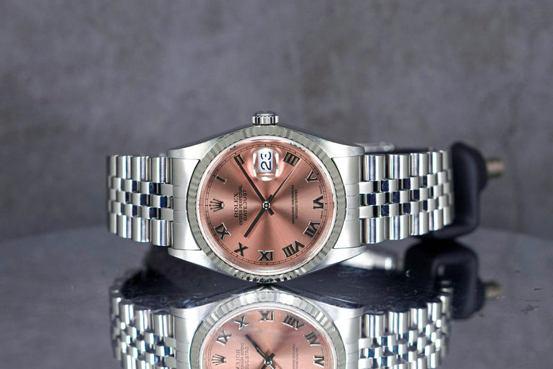 DATEJUST 36MM PINK ROMAN DIAL 16234 (WATCH ONLY)