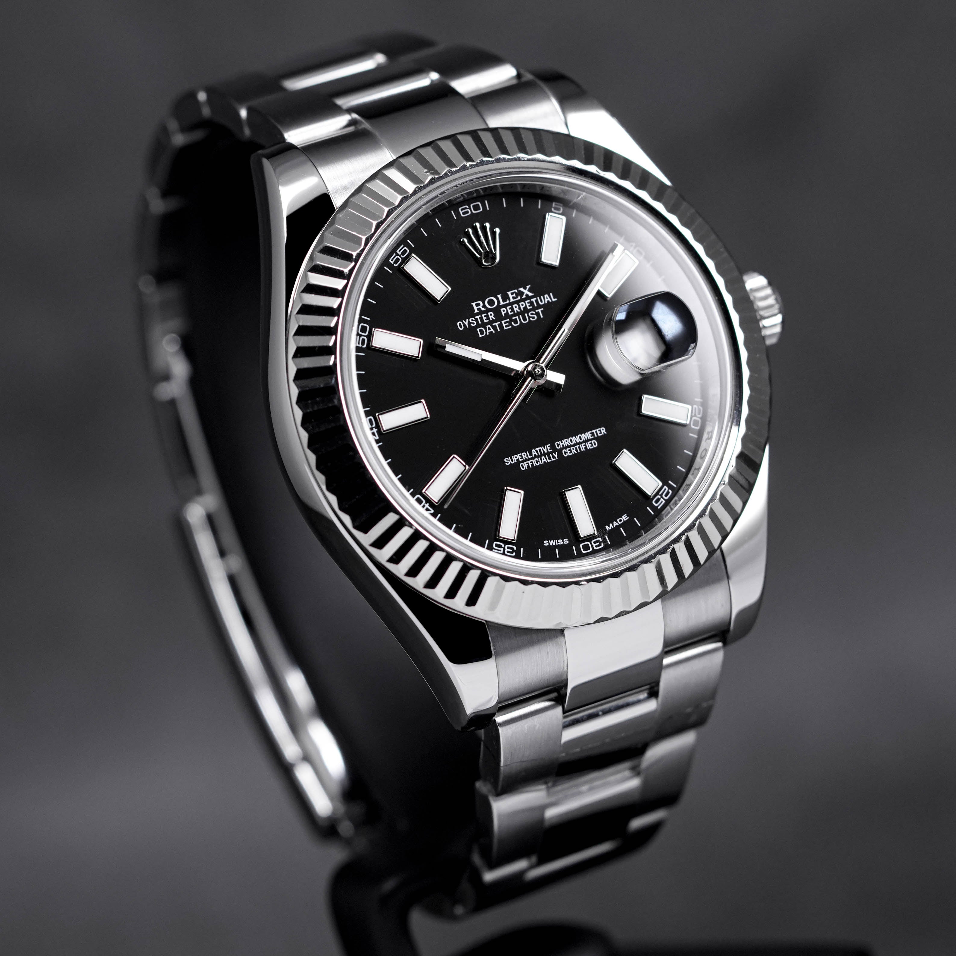 DATEJUST 41MM BLACK DIAL (2015)