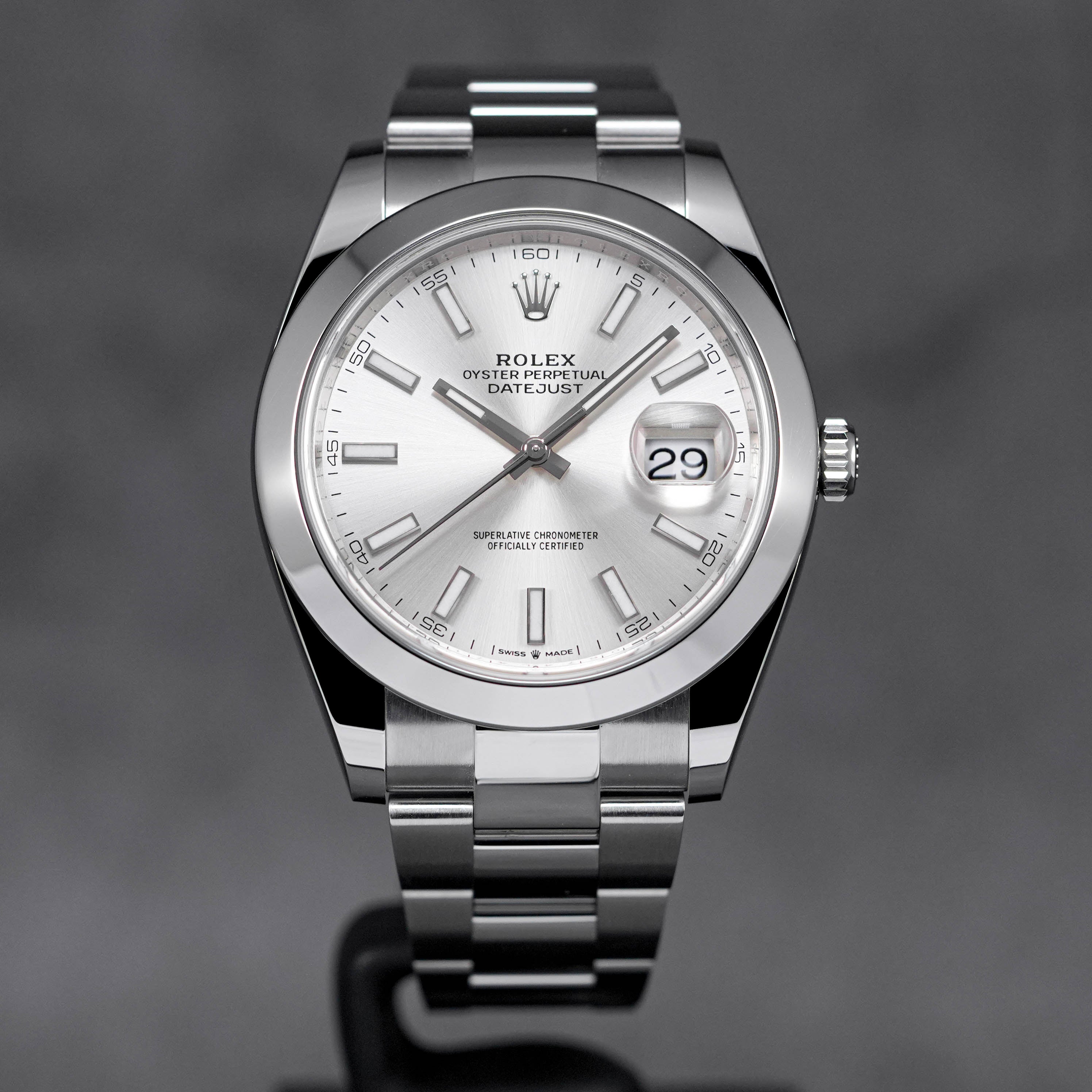 DATEJUST 41MM SILVER DIAL (2021)