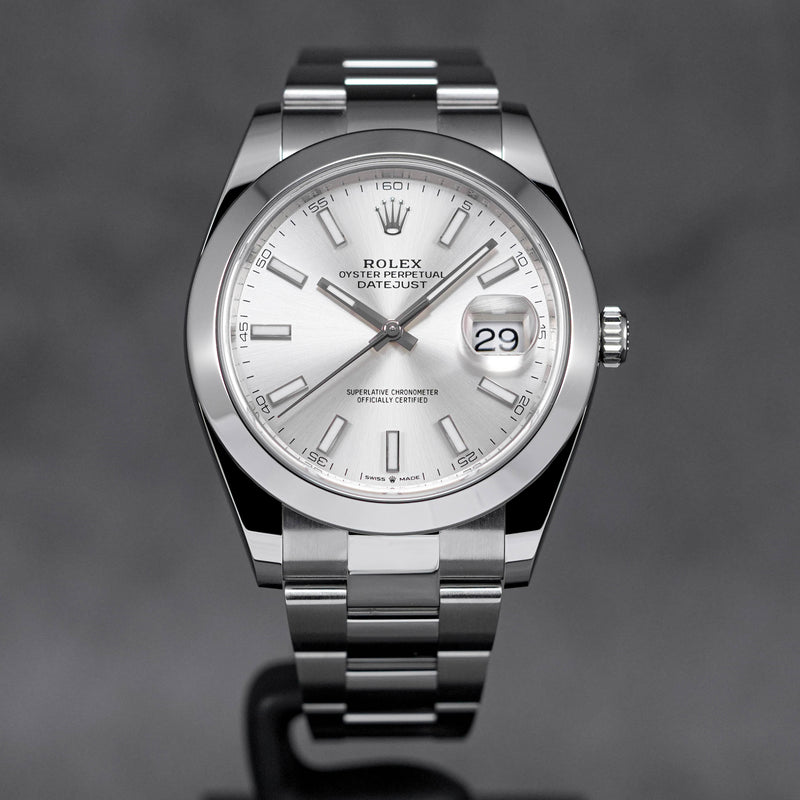 DATEJUST 41MM SILVER DIAL (2021)