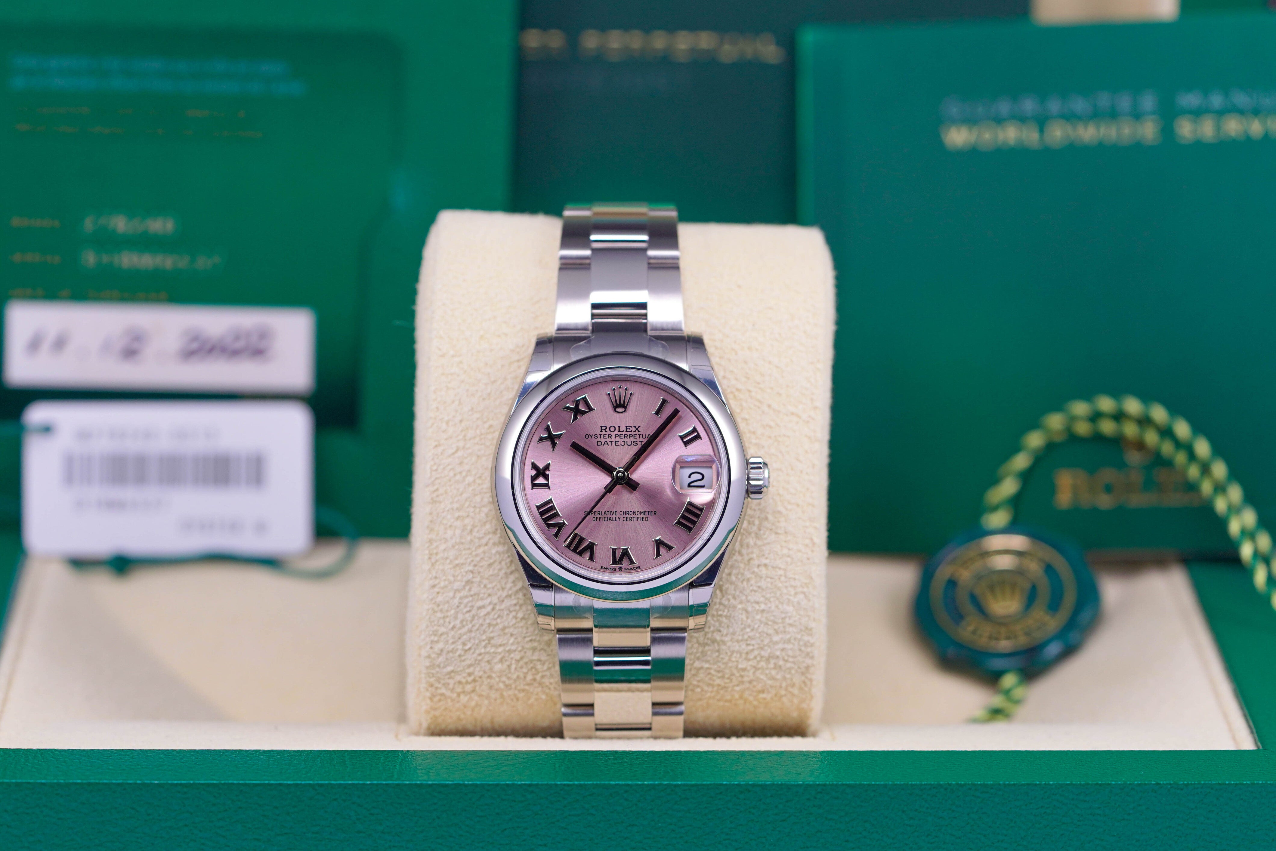 Rolex Datejust 31mm Pink Roman