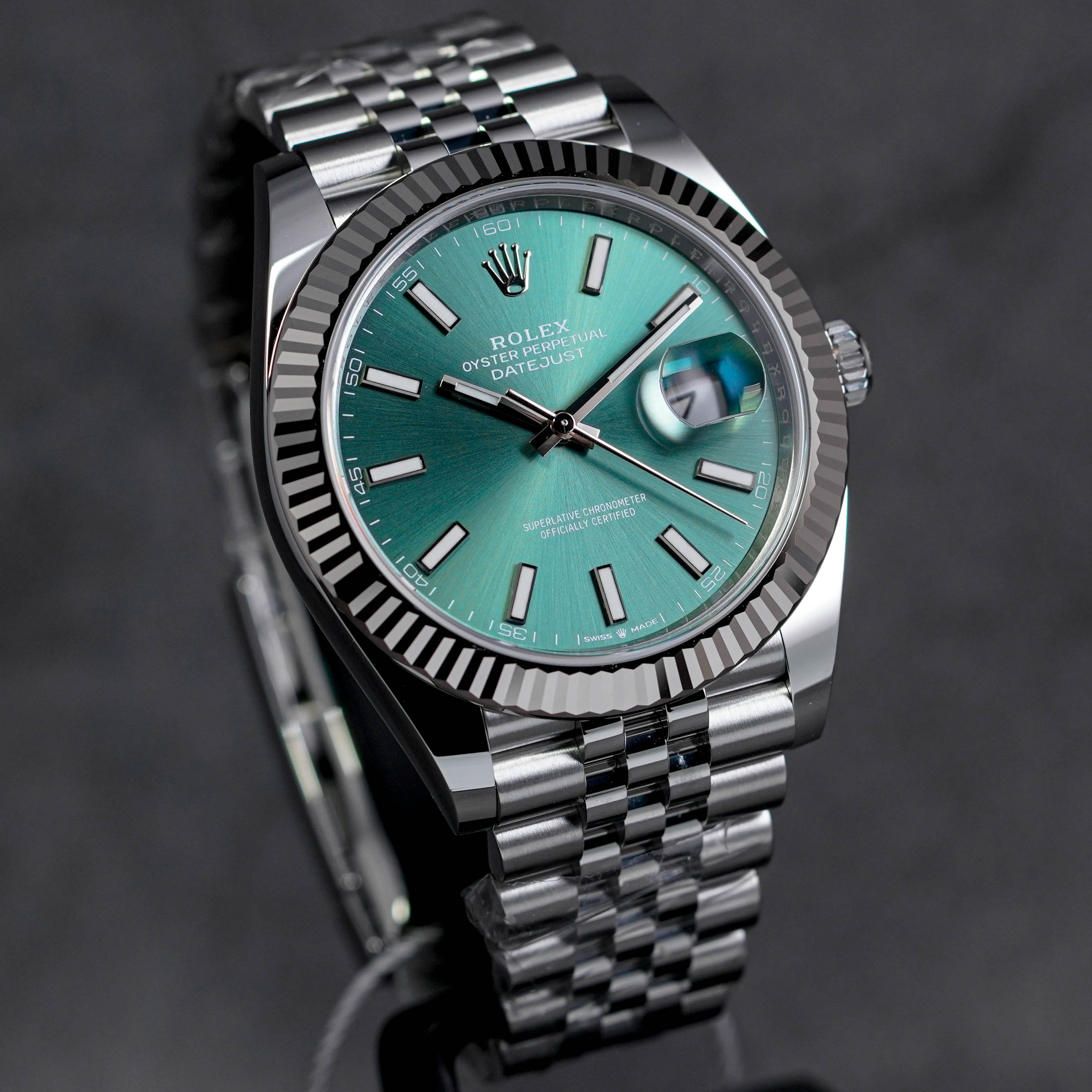 DATEJUST 41MM JUBILEE MINT GREEN DIAL (2022)