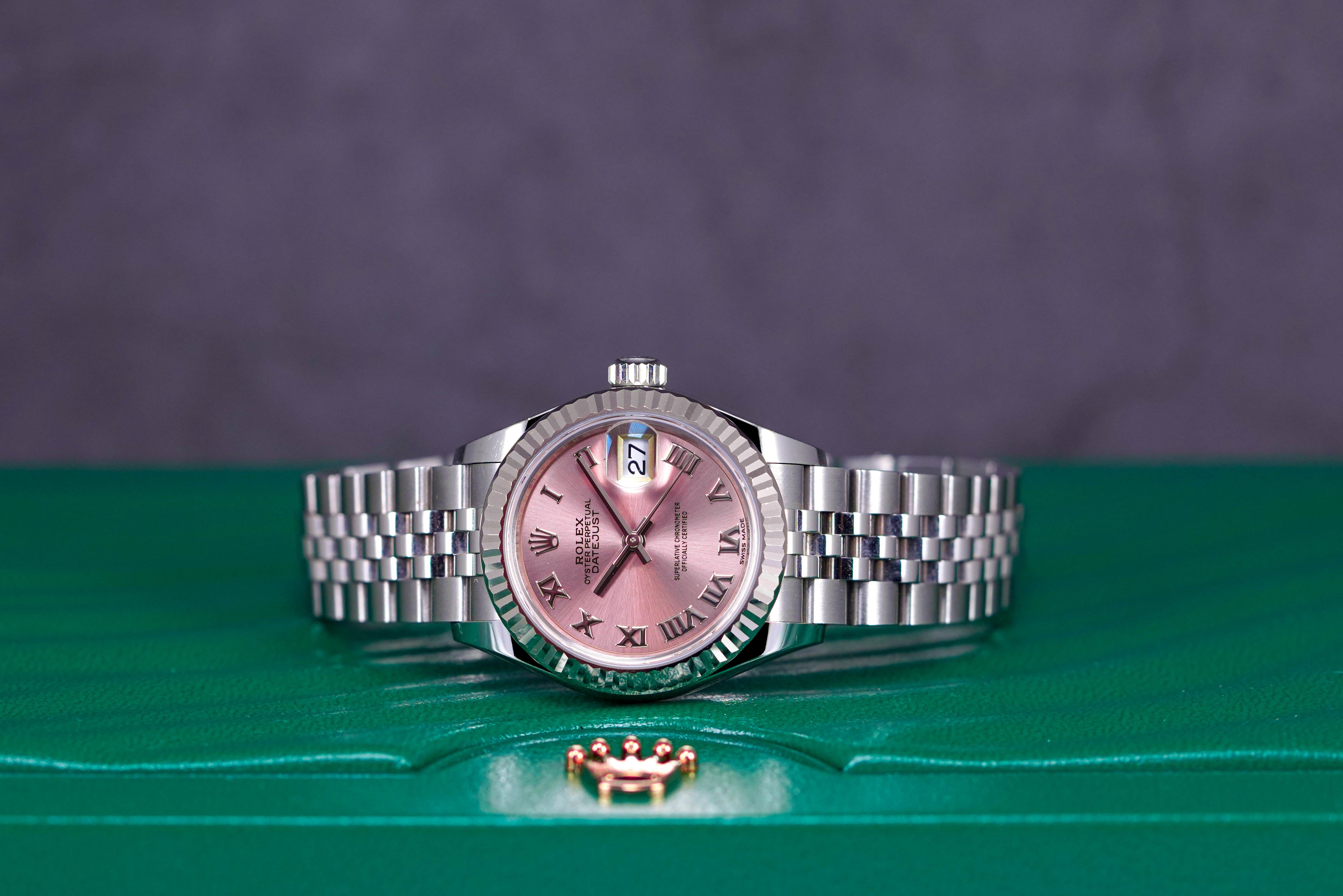 DATEJUST 28MM PINK ROMAN DIAL (2019)