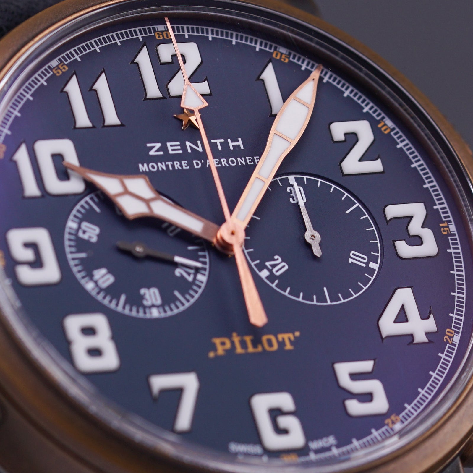 ZENITH PILOT TYPE 20 EXTRA SPECIAL BLUE DIAL IDWX