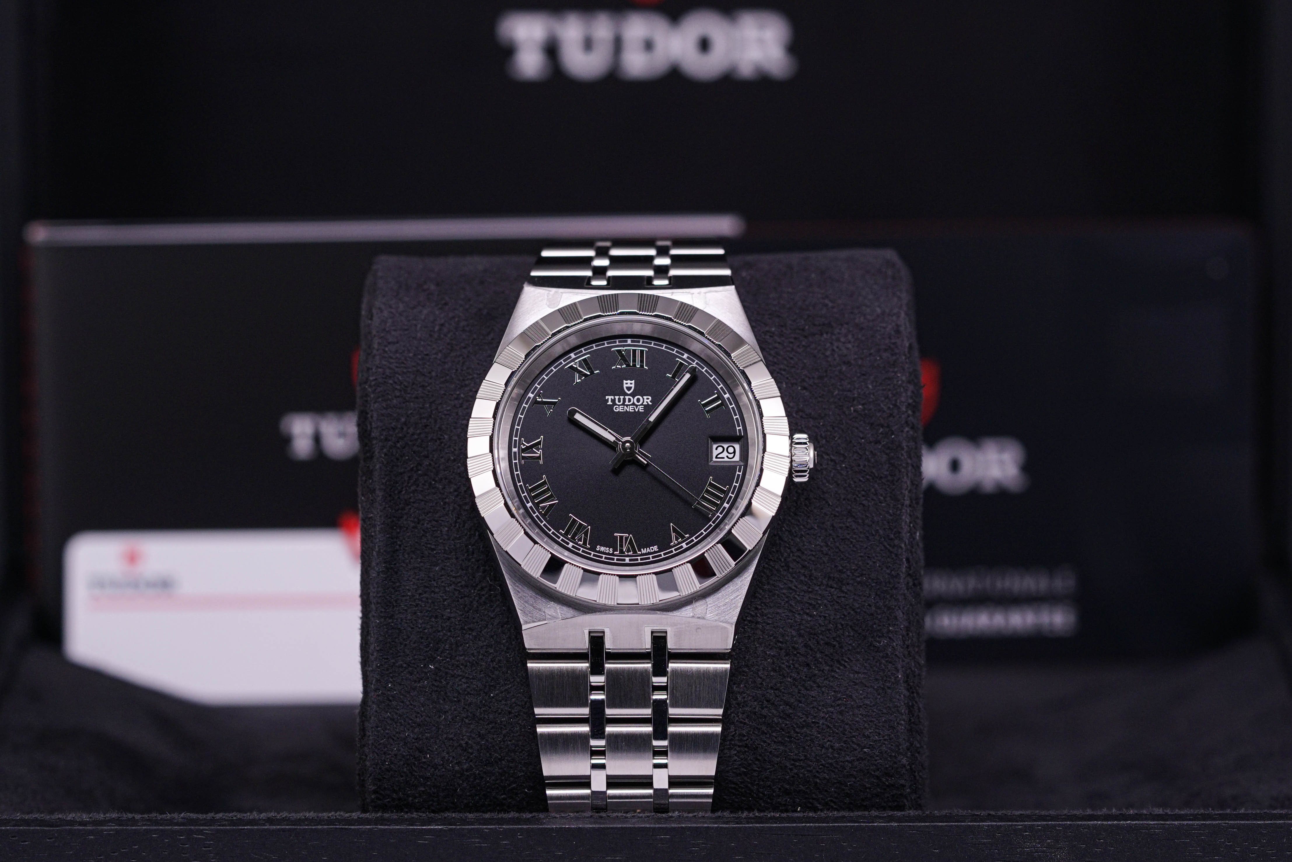 TUDOR ROYAL 34MM BLACK DIAL