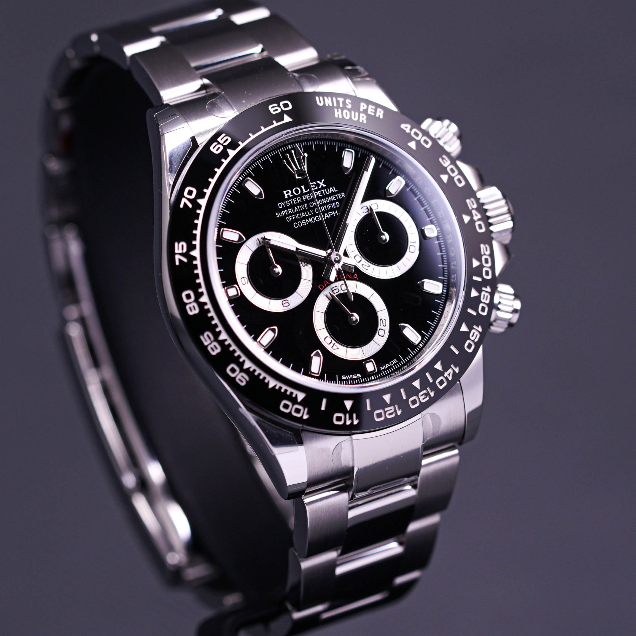 DAYTONA STEEL CERAMIC BEZEL BLACK DIAL (2022)