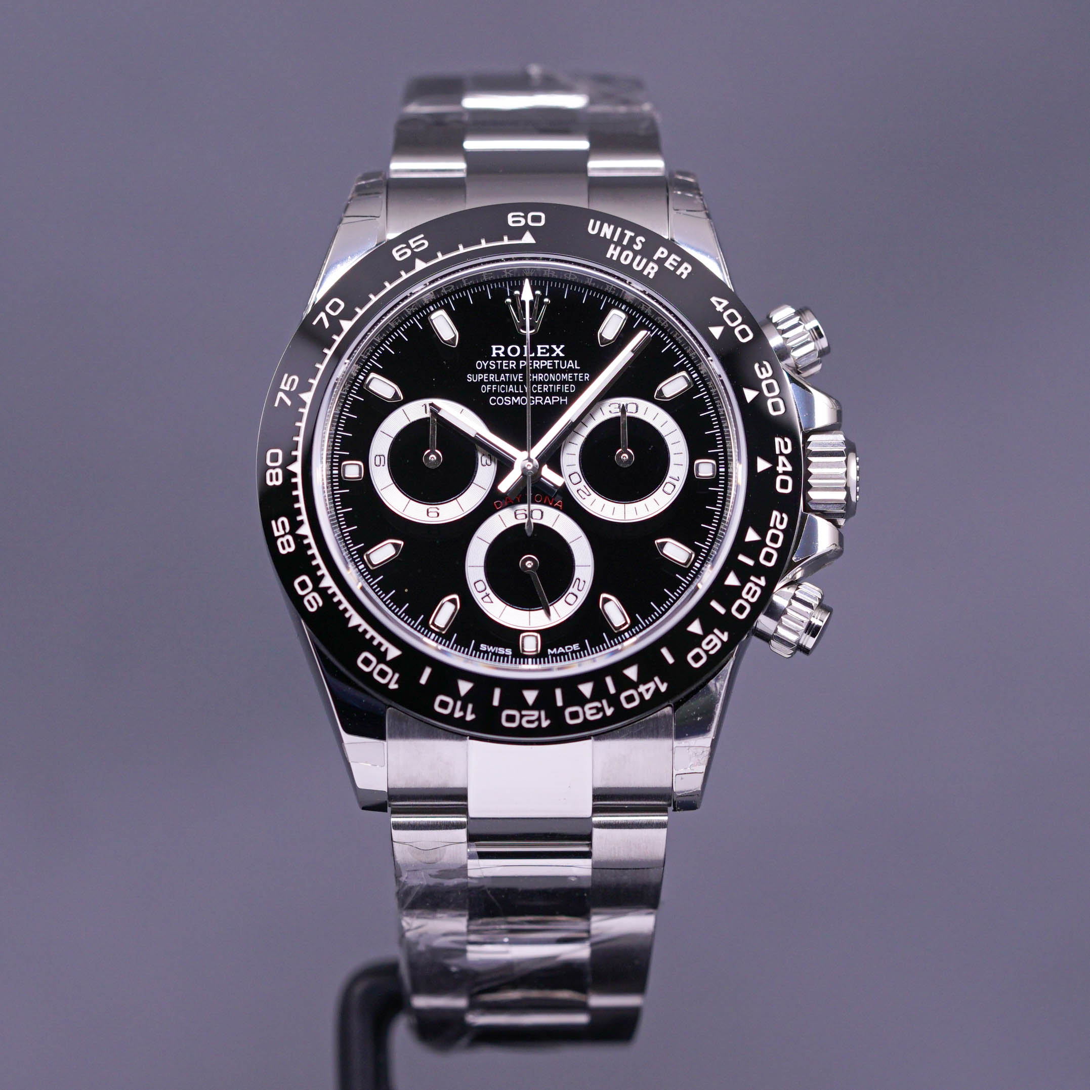 DAYTONA STEEL CERAMIC BEZEL BLACK DIAL (2022)