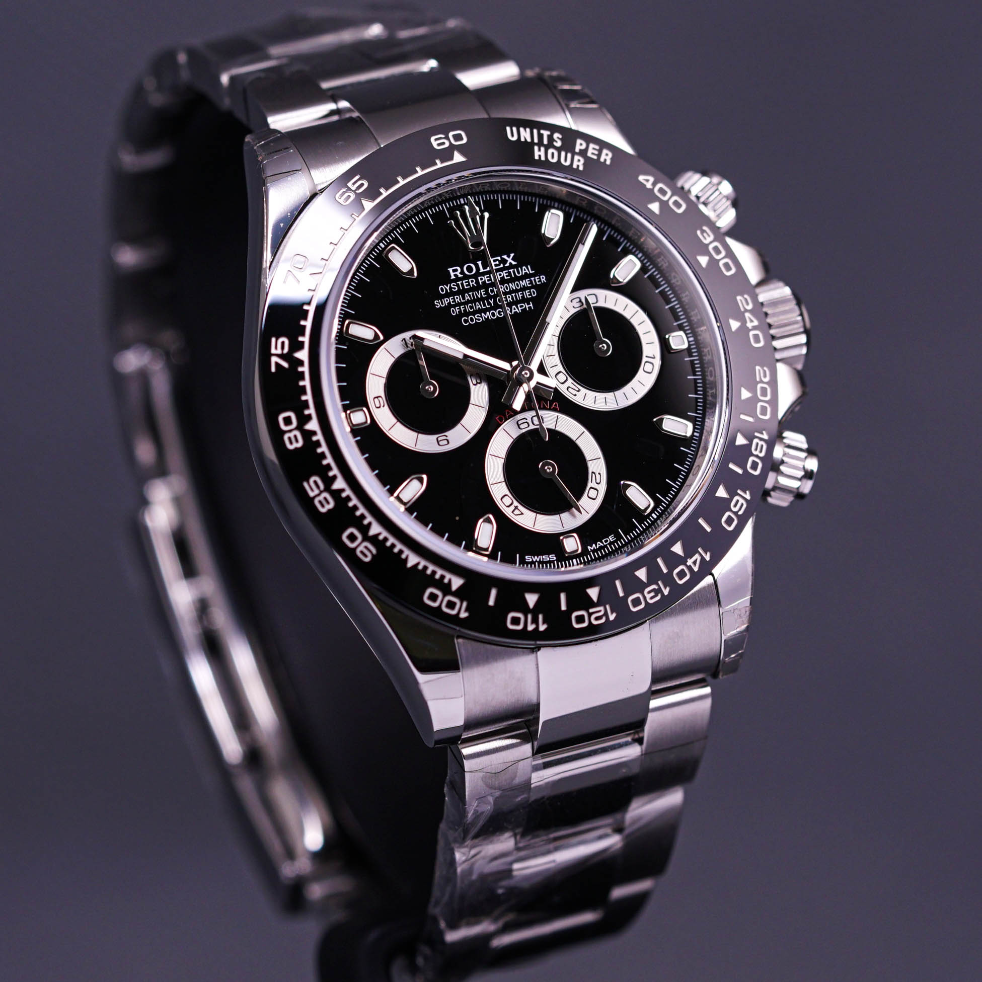 DAYTONA STEEL CERAMIC BEZEL BLACK DIAL (2022)