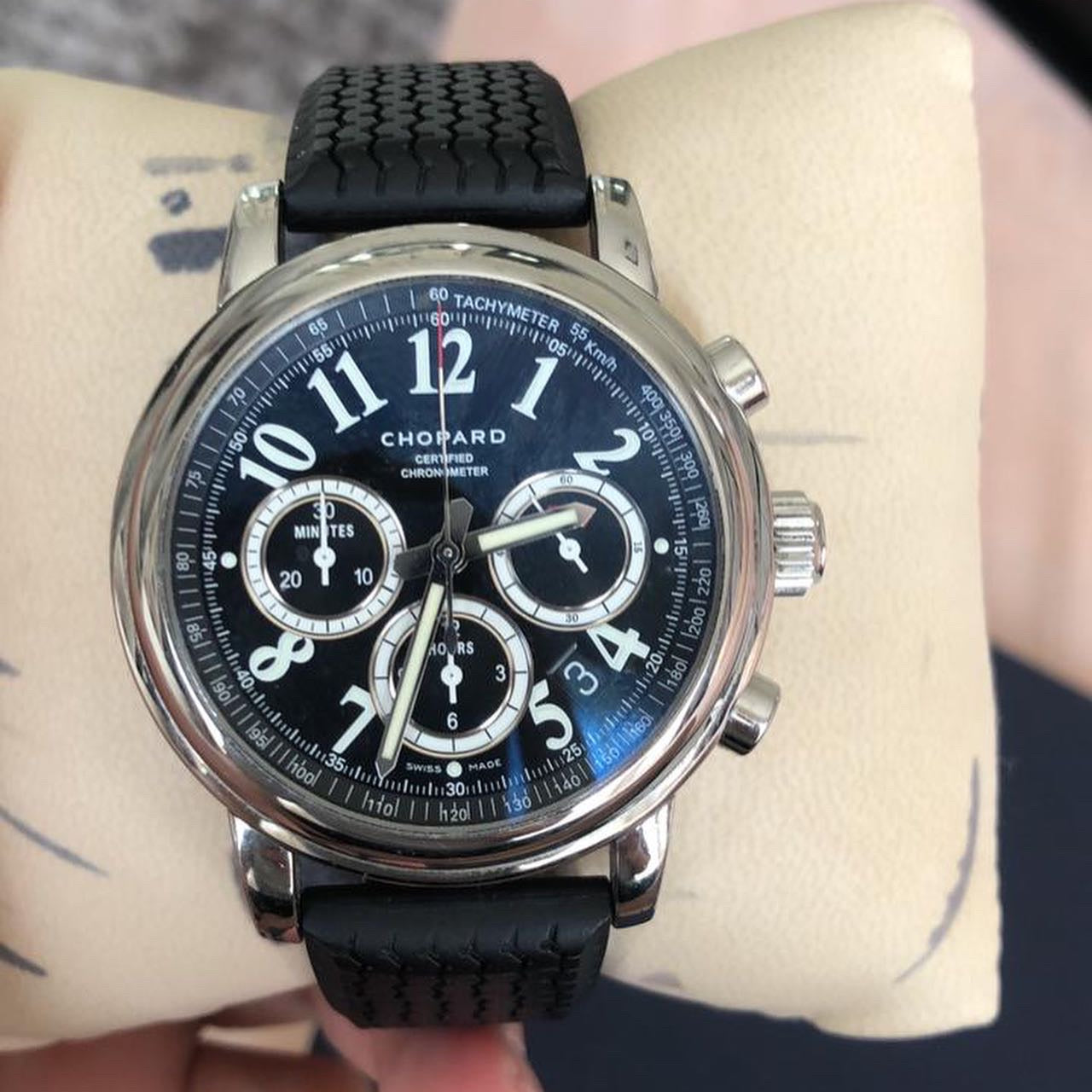 CHOPARD MILLE MIGLIA 42MM CHRONOGRAPH BLACK DIAL 2015