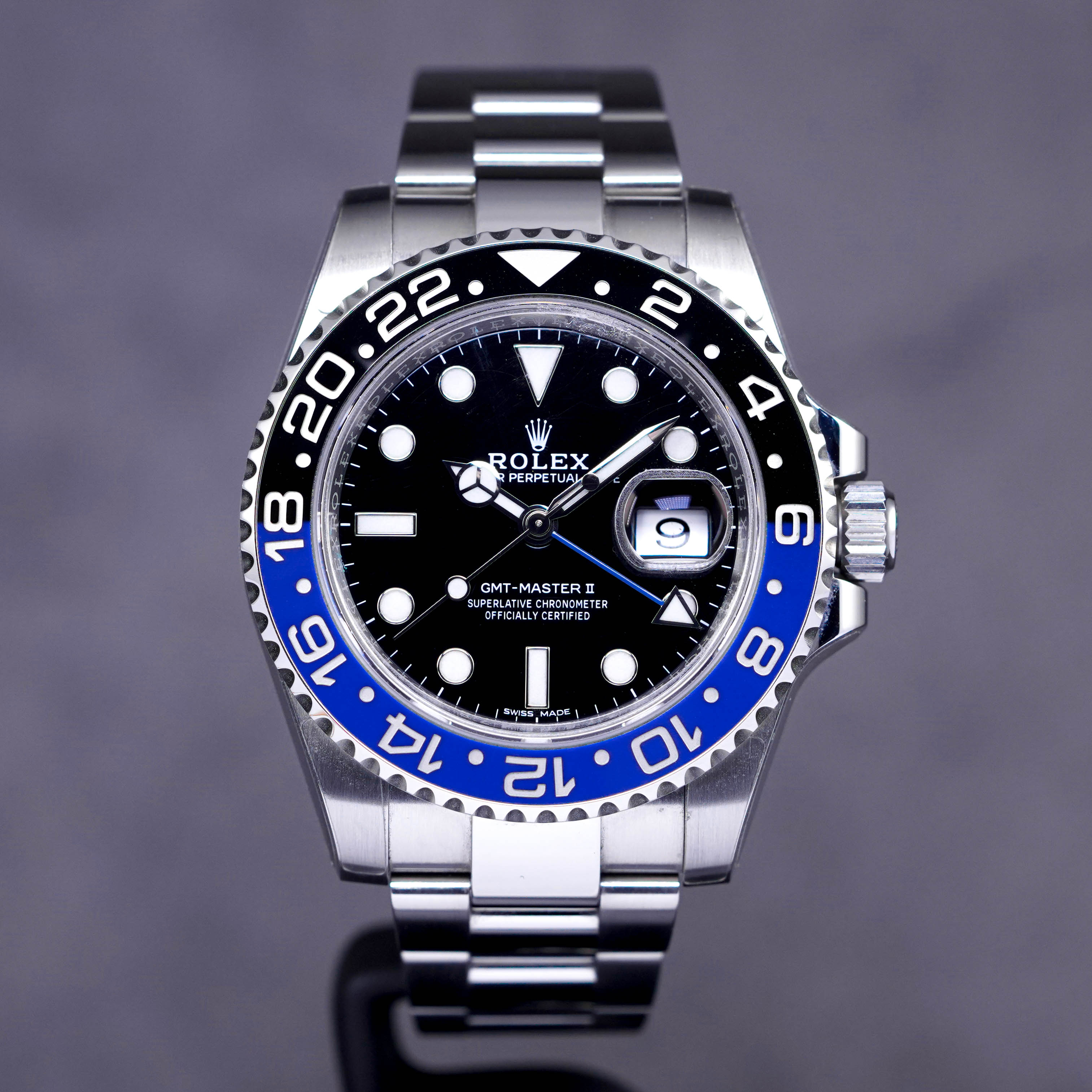 Gmt master 2 batman 2018 hotsell