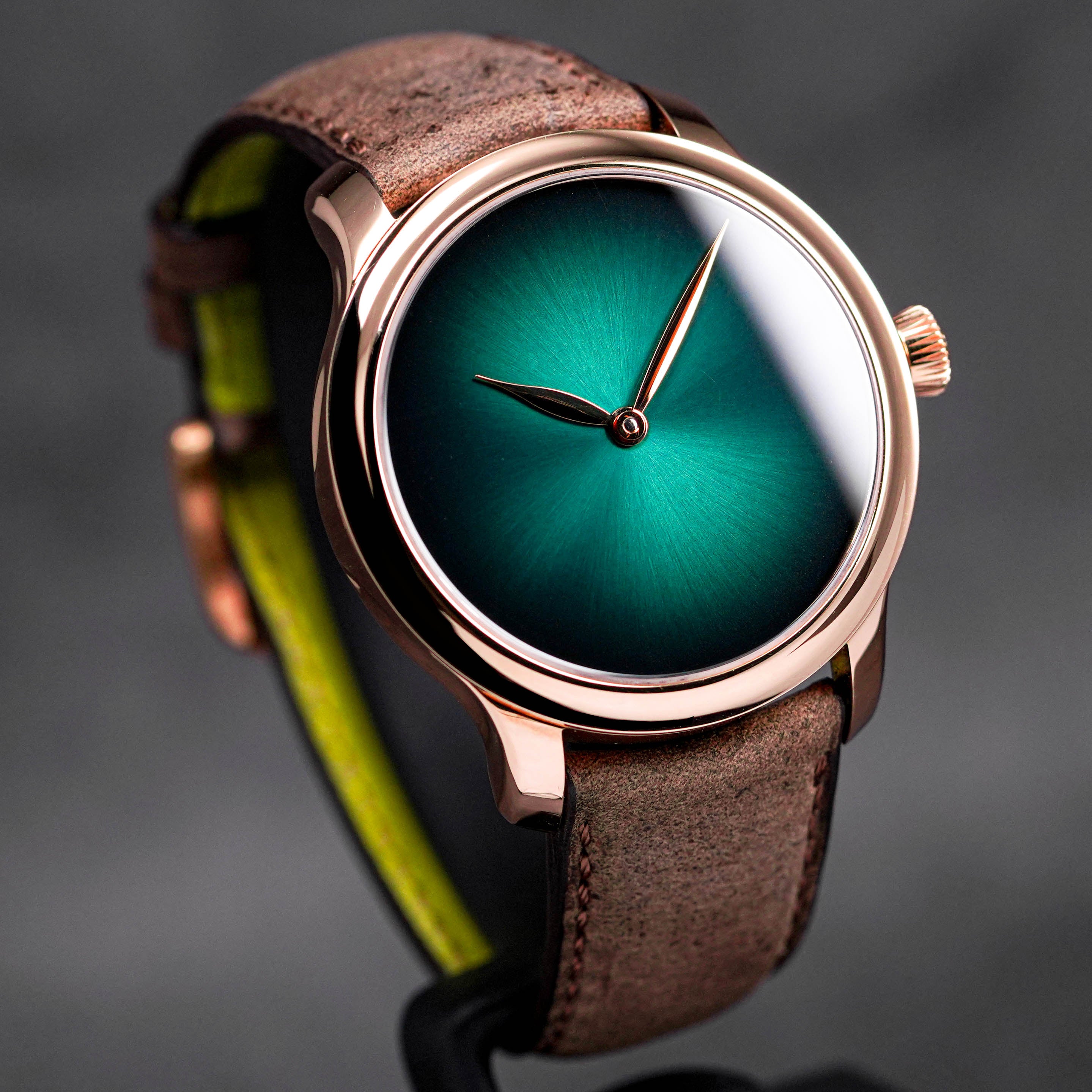 ENDEAVOUR SMALL SECONDS ROSEGOLD GREEN FUME DIAL (2019)