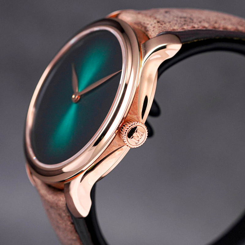 ENDEAVOUR SMALL SECONDS ROSEGOLD GREEN FUME DIAL (2019)
