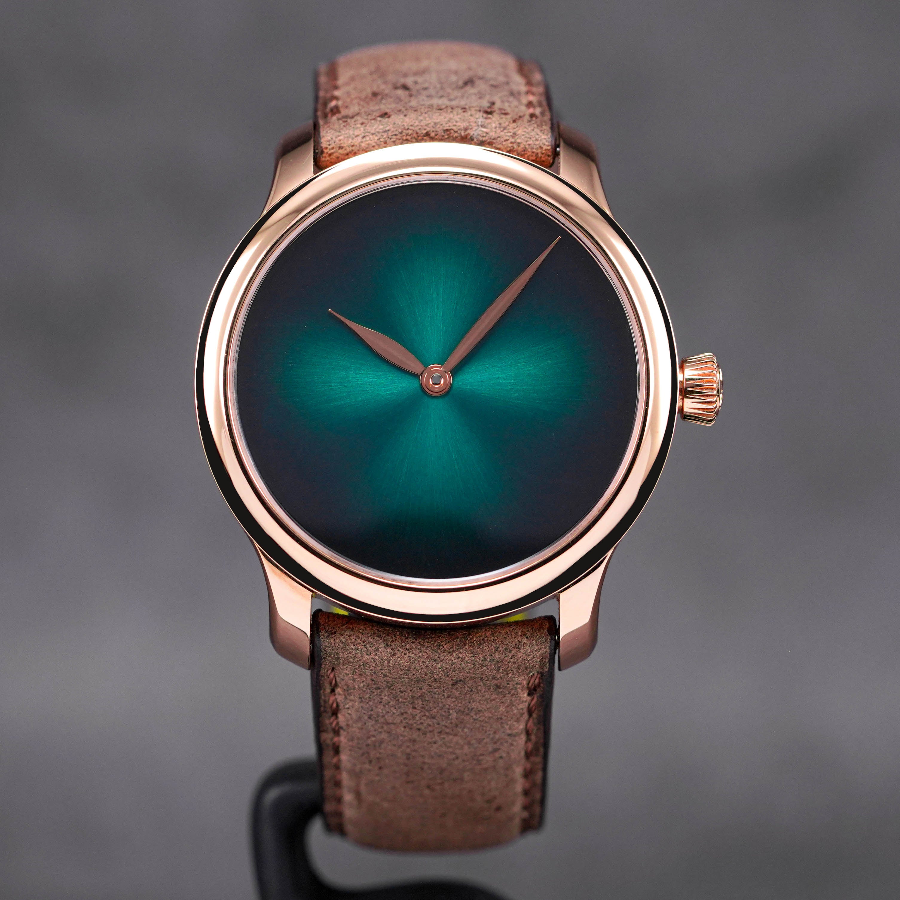 ENDEAVOUR SMALL SECONDS ROSEGOLD GREEN FUME DIAL (2019)