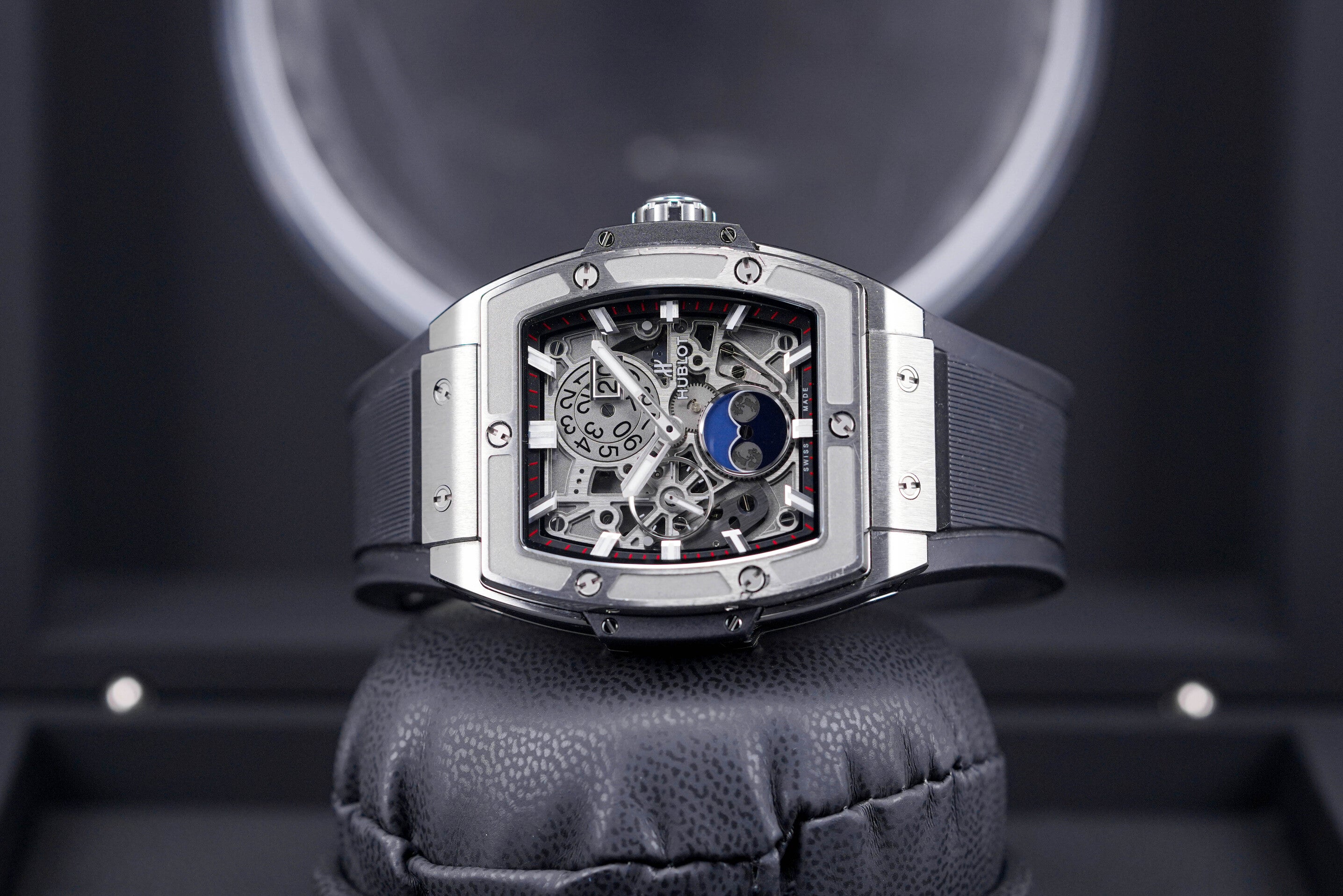 SPIRIT OF BIG BANG 42MM MOONPHASE TITANIUM SKELETON DIAL (2022)