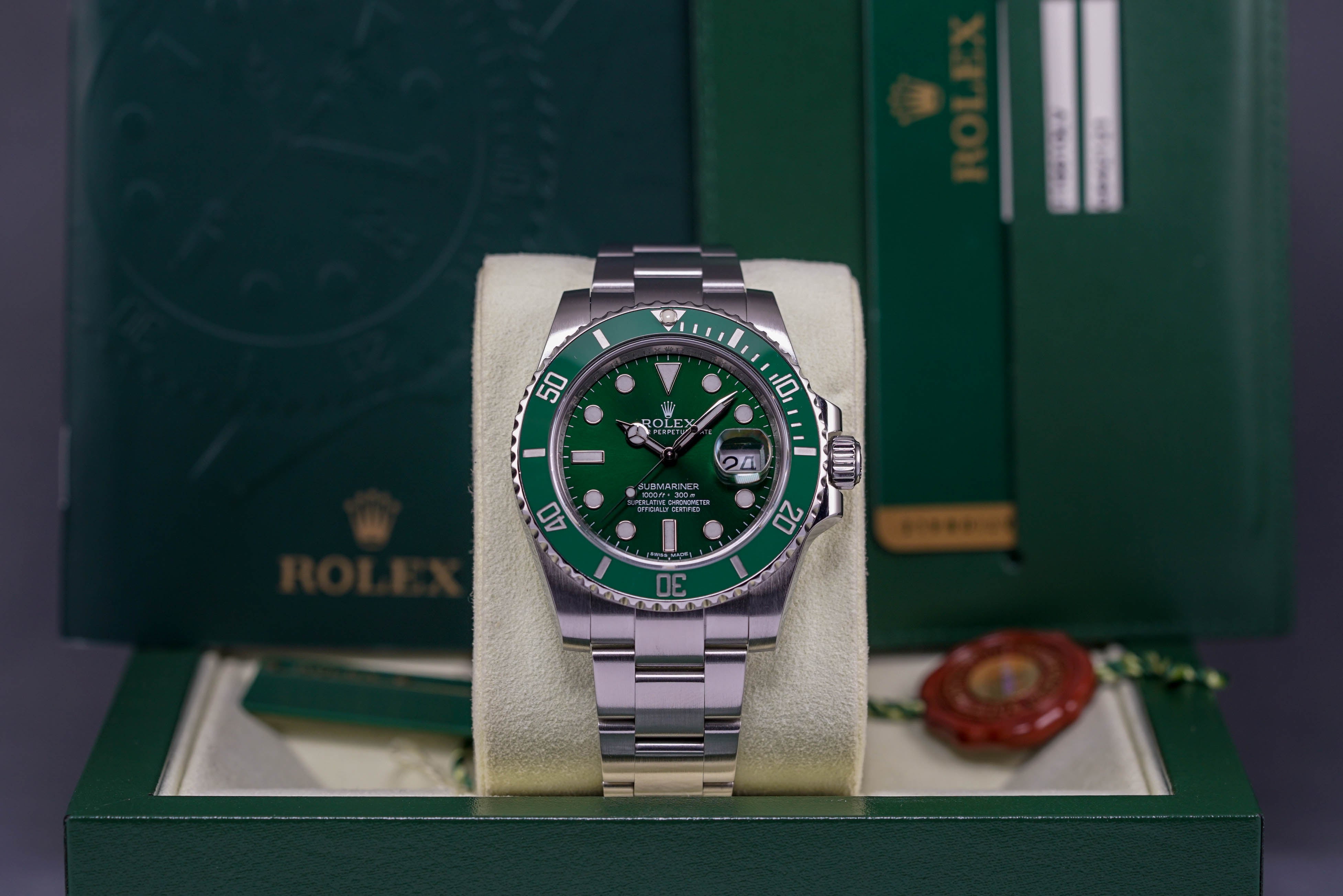 SUBMARINER DATE 40MM 'HULK' (2012)