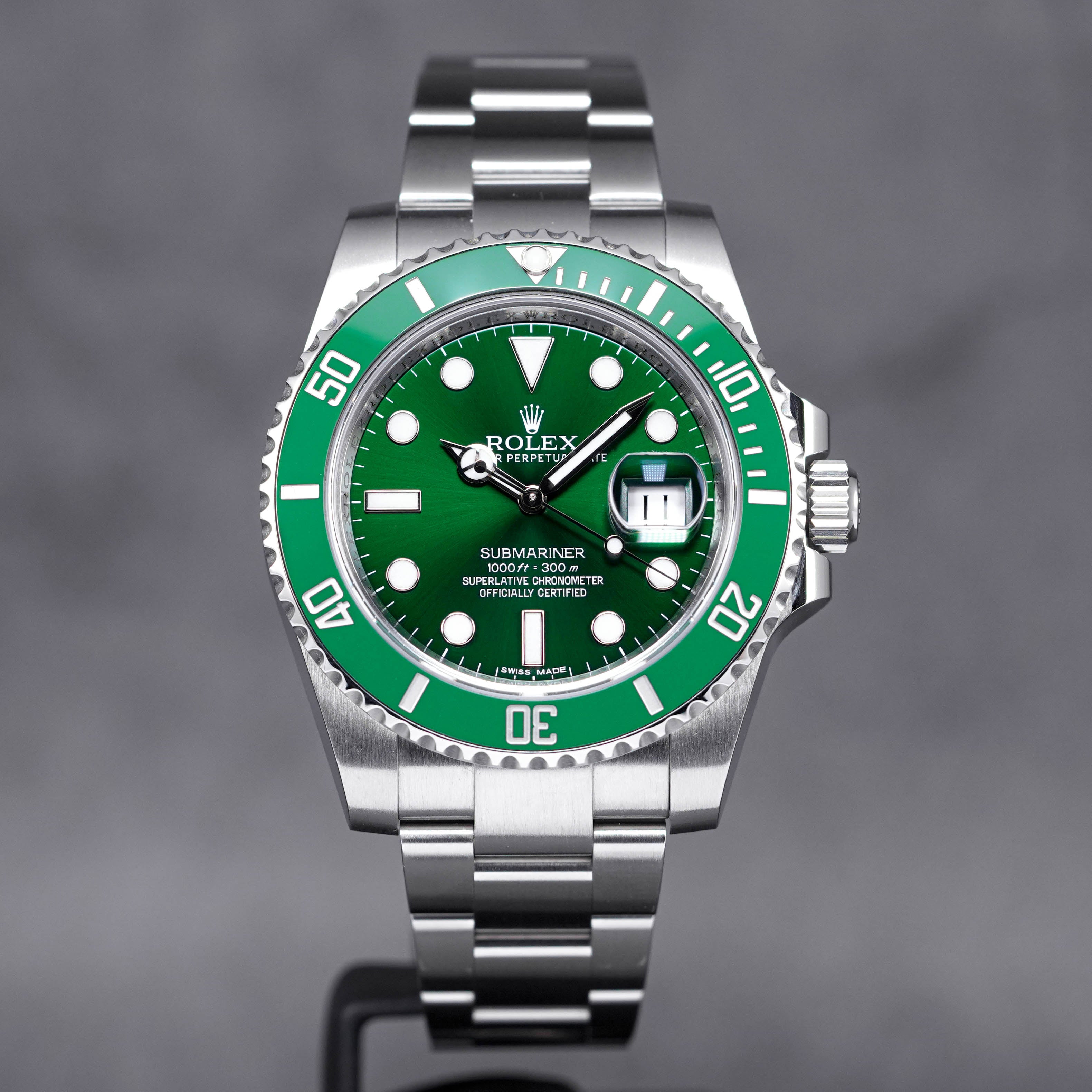 SUBMARINER DATE 40MM 'HULK' (2014)