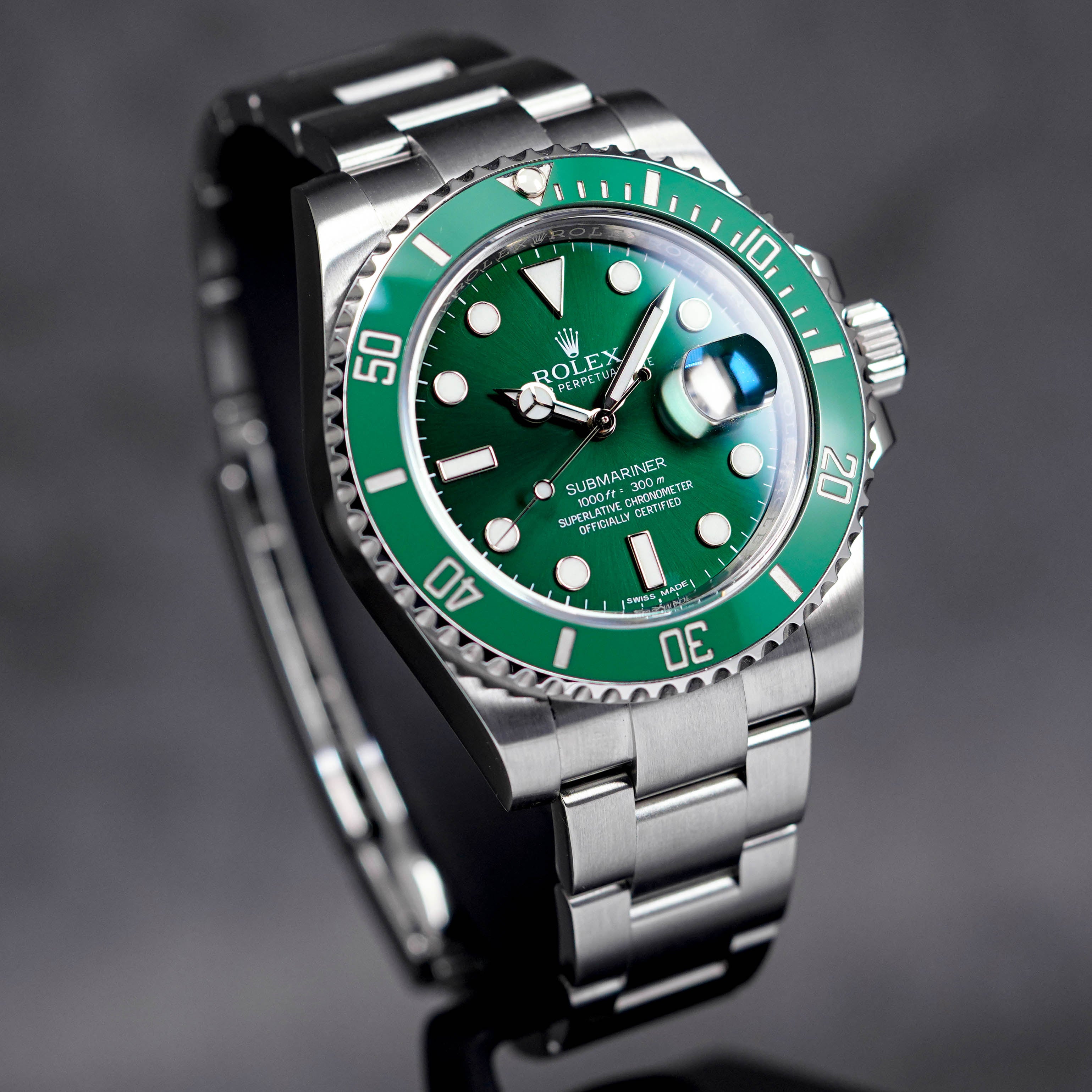 SUBMARINER DATE 40MM 'HULK' (2018)