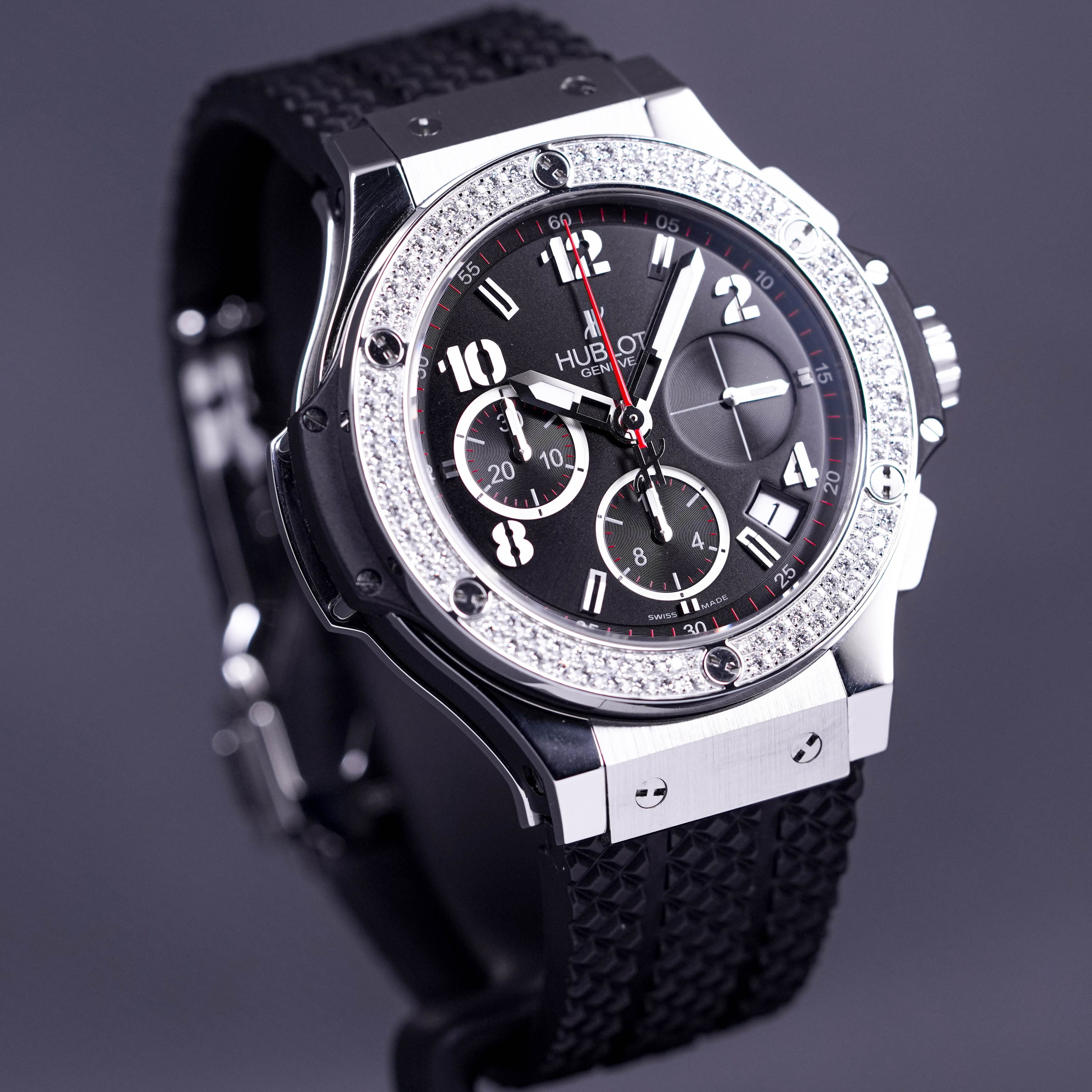 BIG BANG CHRONOGRAPH 41MM STEEL DIAMOND BEZEL (2015)