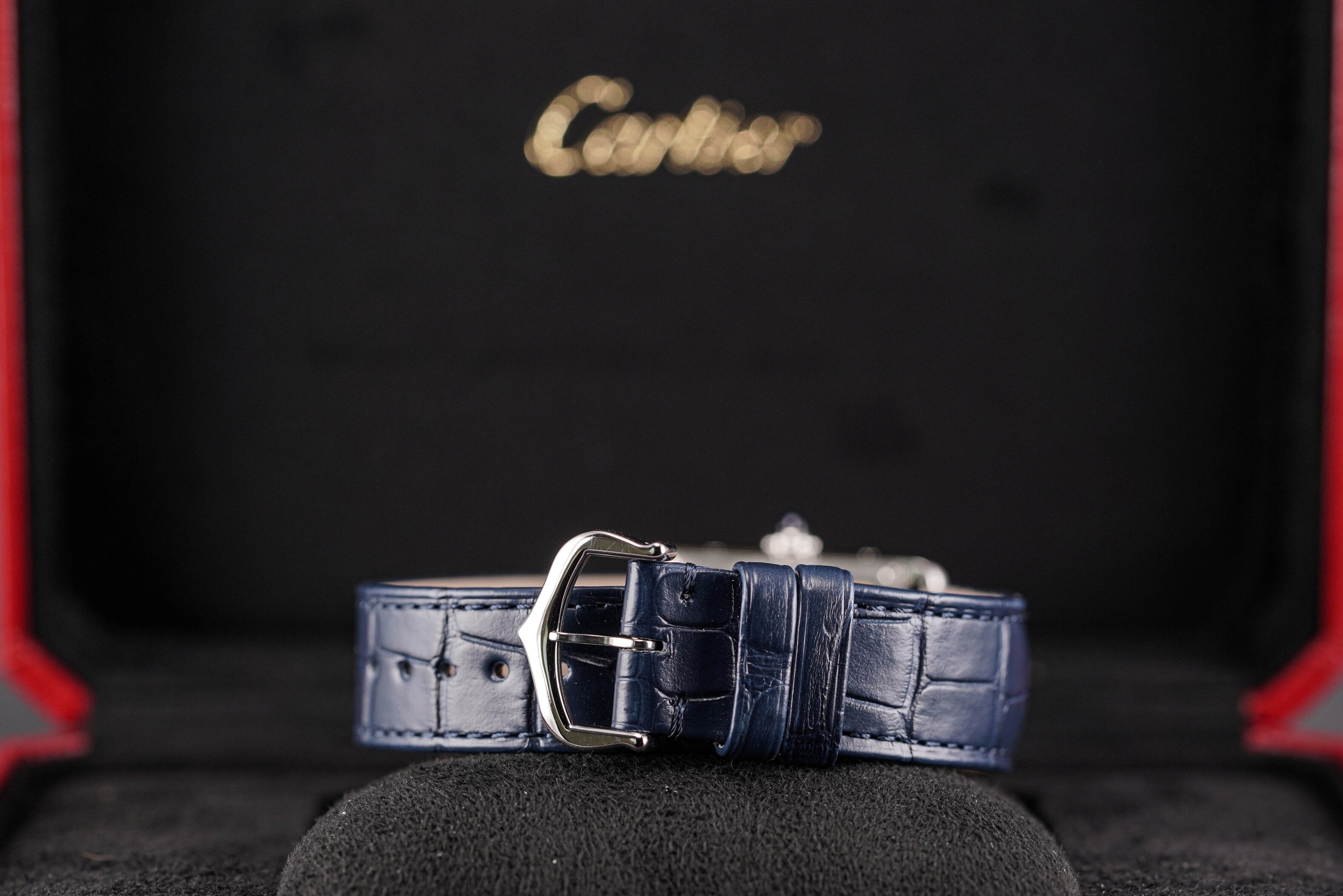 CARTIER TANK MUST BLUE