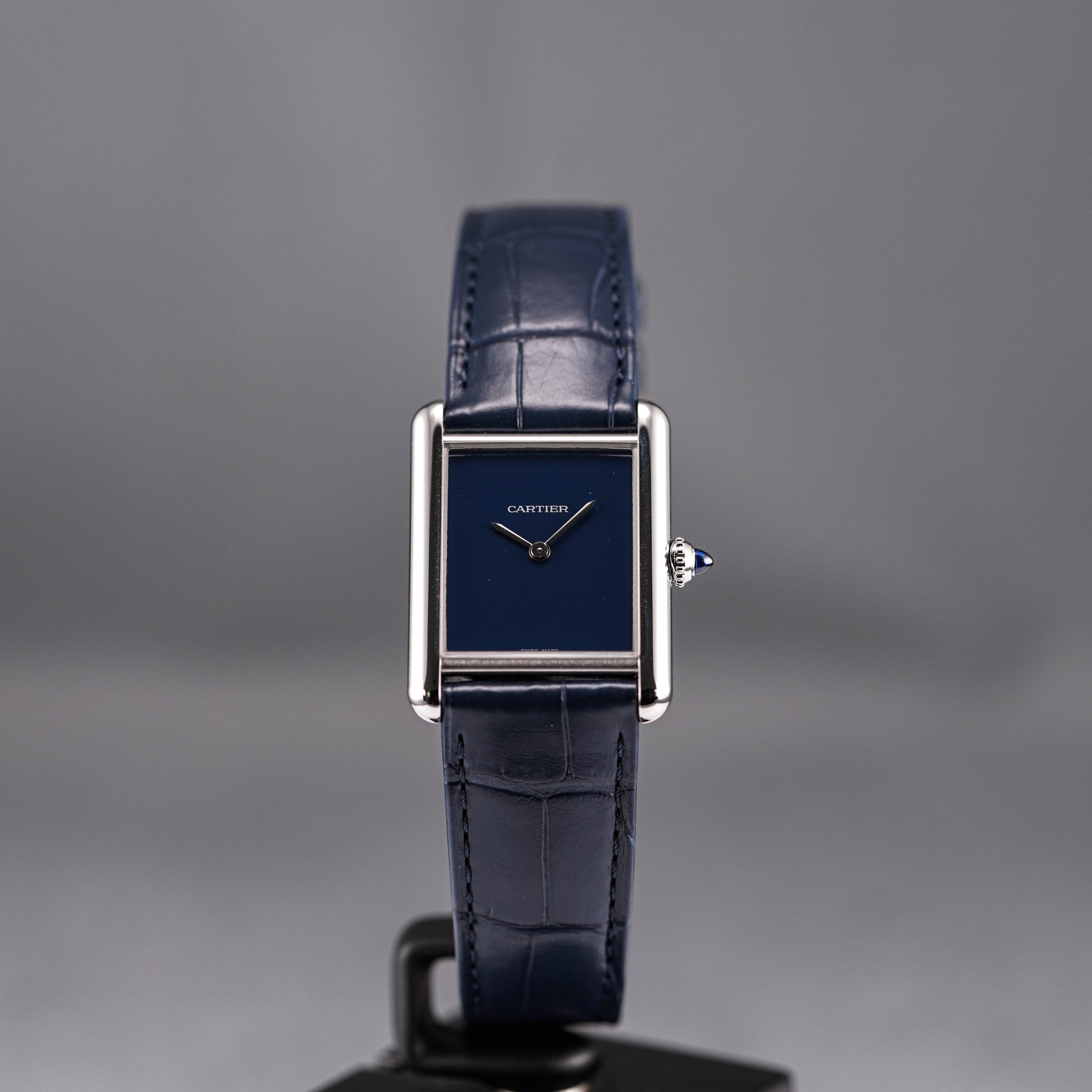 CARTIER TANK MUST BLUE