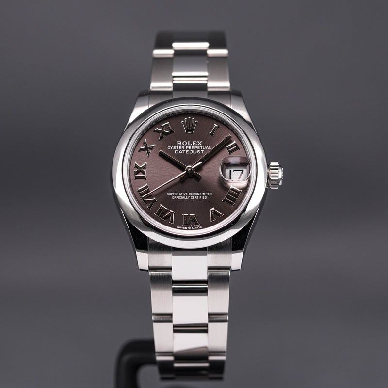 ROLEX DATEJUST 31MM DOMED OYSTER RHODIUM DIAL (2021)
