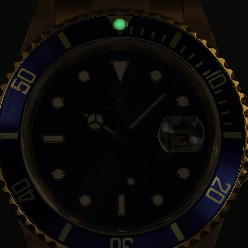 SUBMARINER DATE 40MM YELLOWGOLD BLUE DIAL (1991)