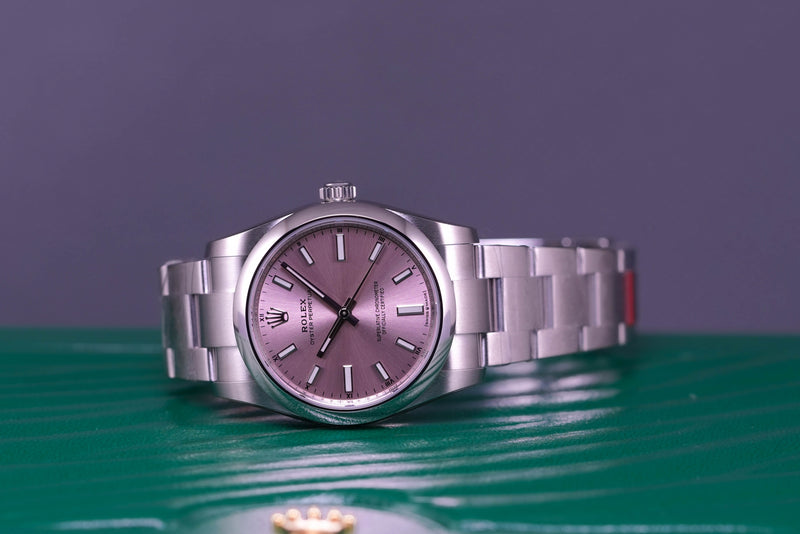 OYSTER PERPETUAL 34MM PINK DIAL (2022)
