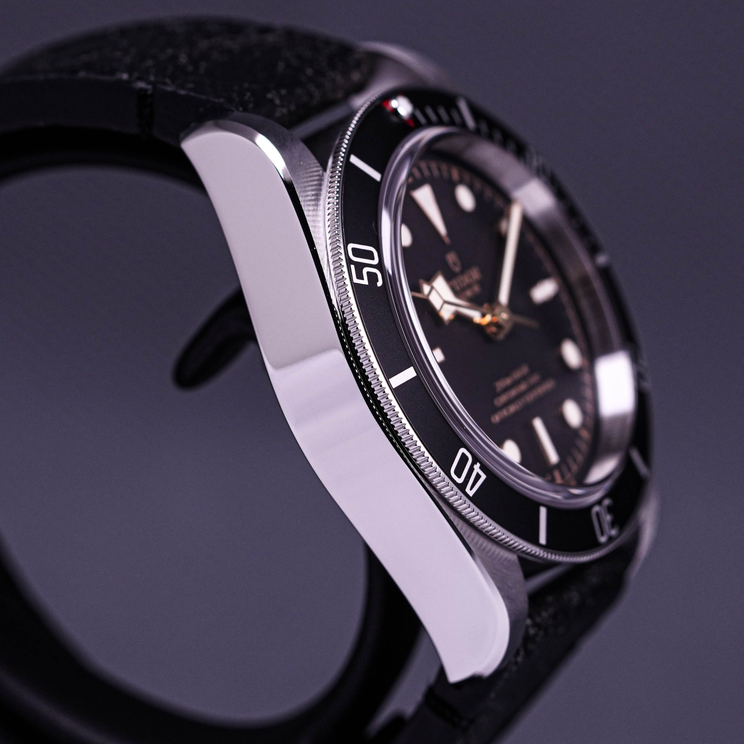 TUDOR BLACK BAY 41MM BLACK LEATHER (2022)