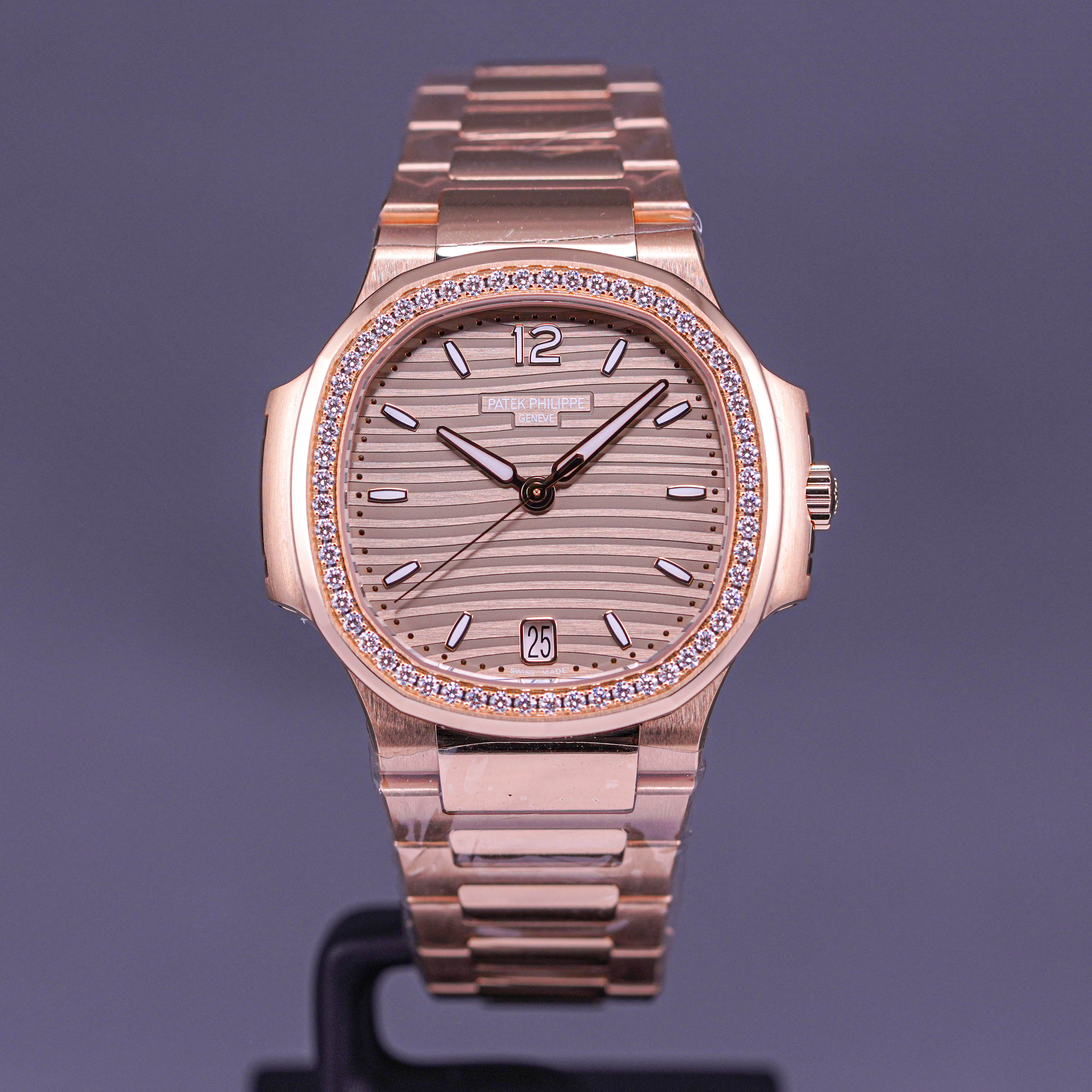 PATEK PHILIPPE NAUTILUS 7118/1200R ROSEGOLD DIAMOND RING (2021)