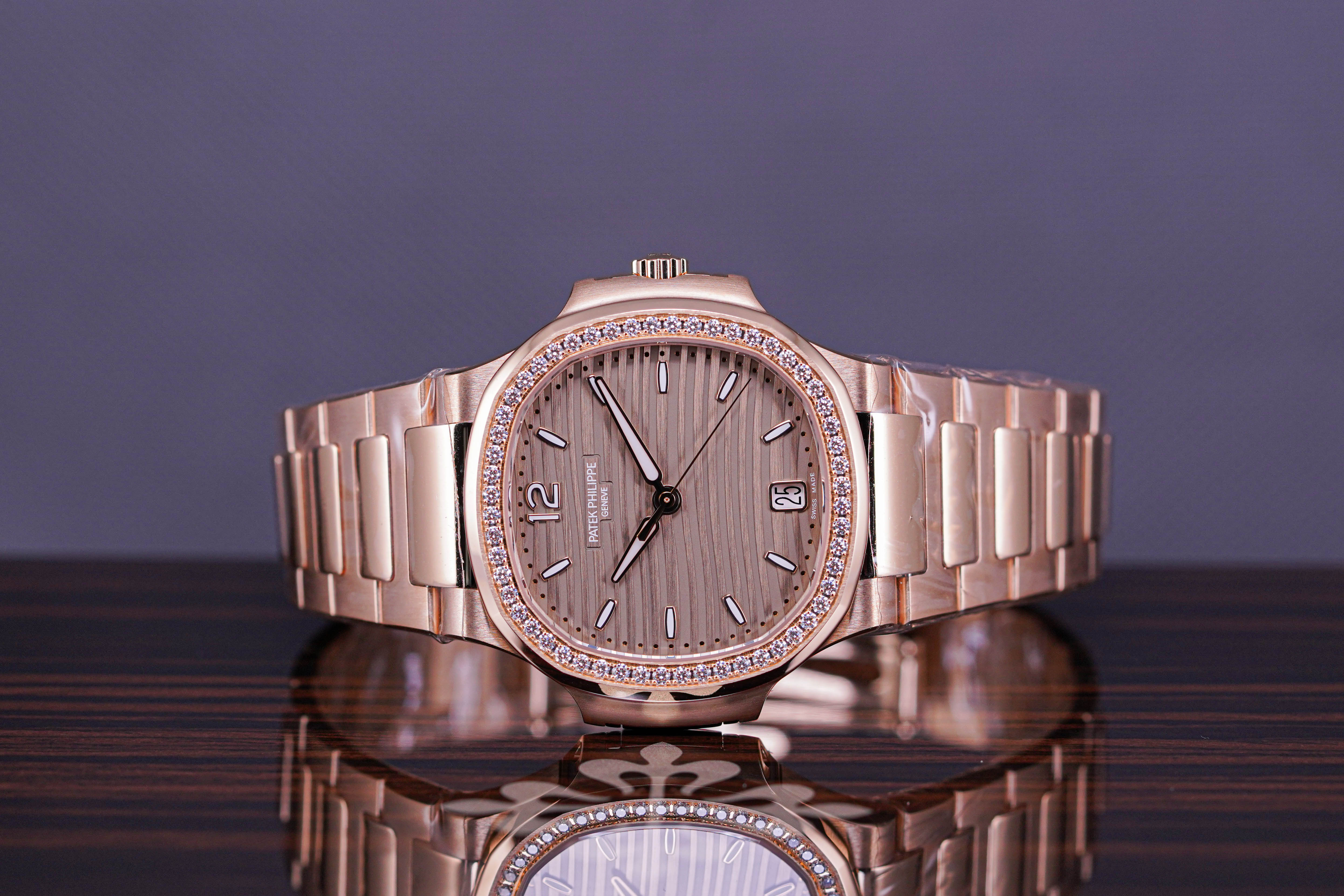 PATEK PHILIPPE NAUTILUS 7118/1200R ROSEGOLD DIAMOND RING (2021)