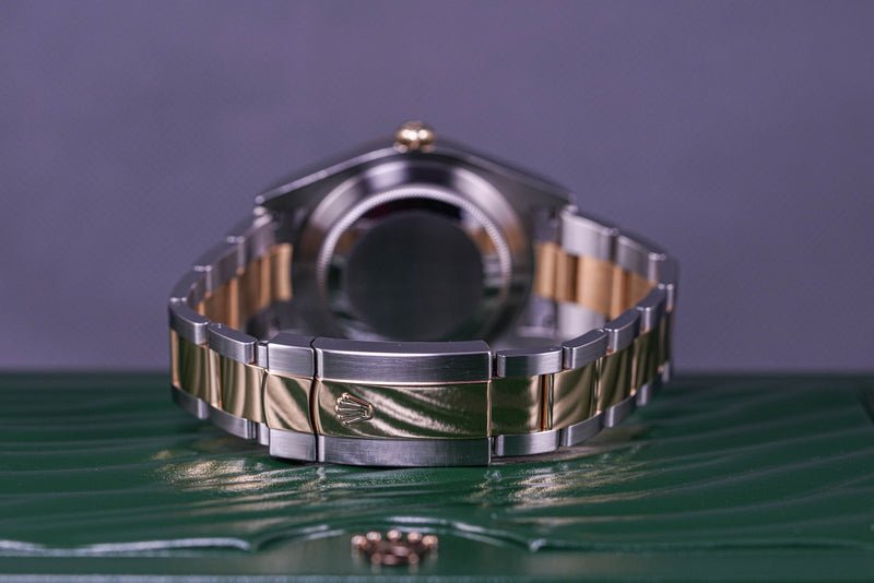 ROLEX DATEJUST-II TWOTONE YELLOWGOLD FLUTED OYSTER WIMBLEDON DIAL (2011)